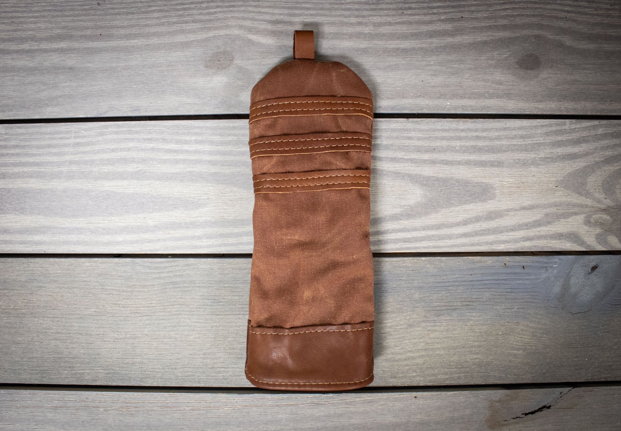 Brush Brown Waxed Canvas Fairway Wood Cover- Steurer & Jacoby
