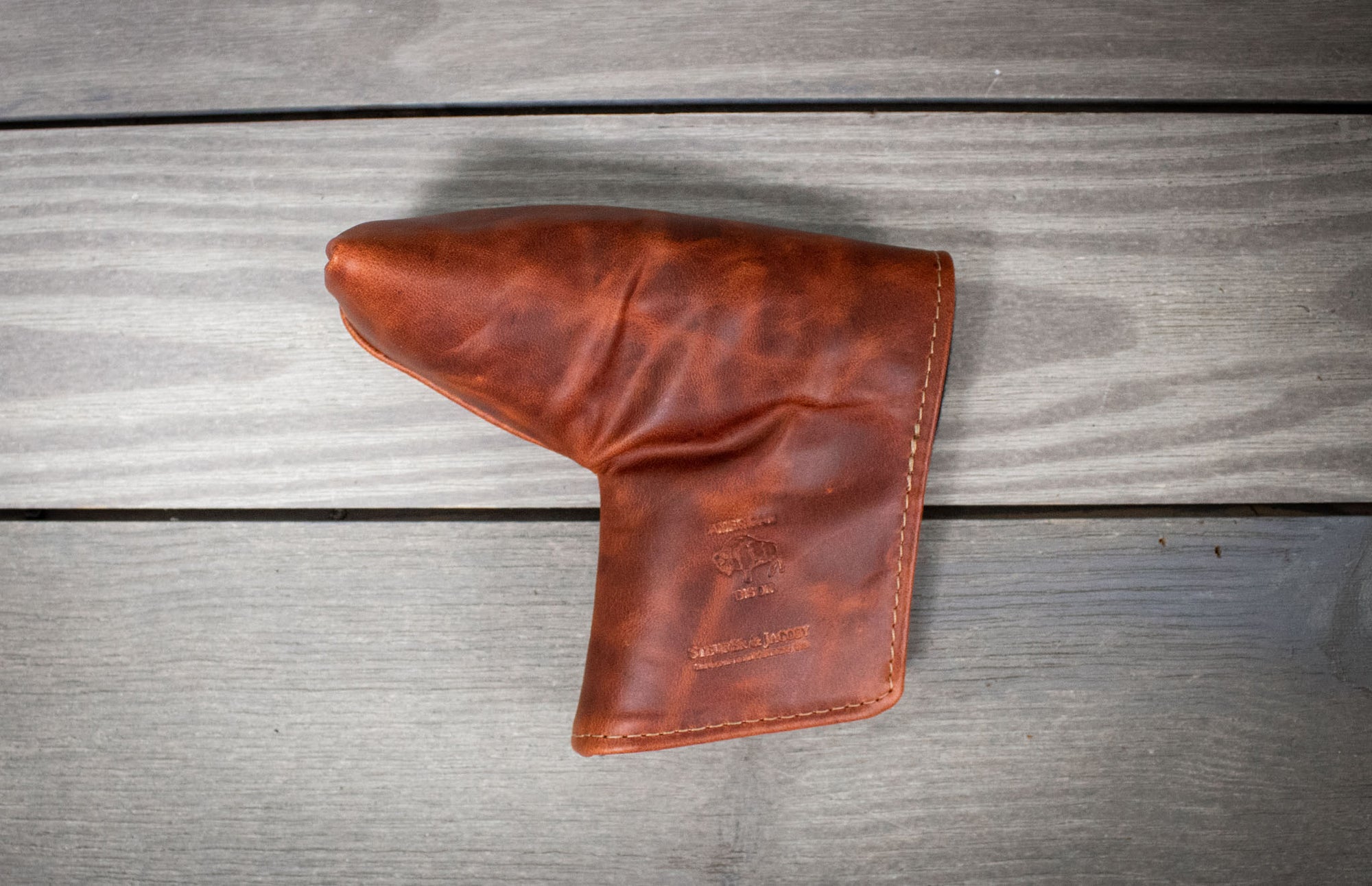 Cognac Bison Putter Cover- Steurer & Jacoby