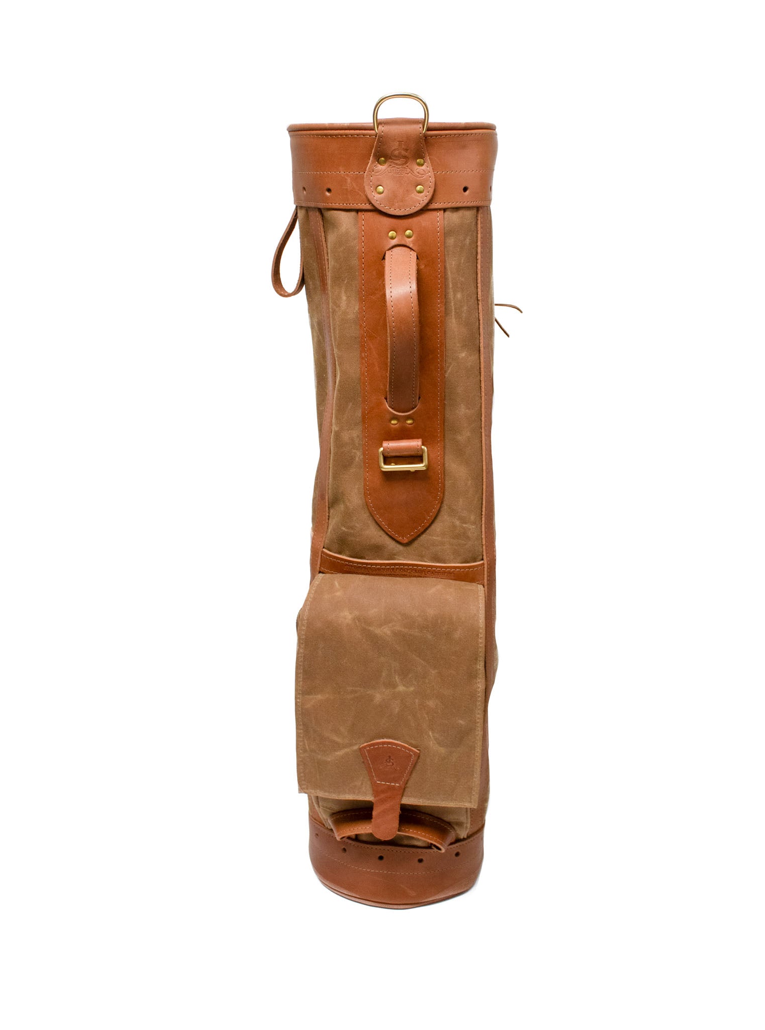 Field Tan and Natural Leather Staff Bag- Steurer & Jacoby