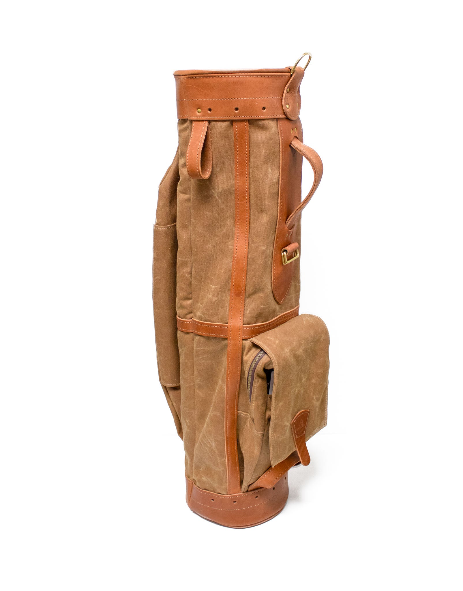 Field Tan and Natural Leather Staff Bag- Steurer & Jacoby