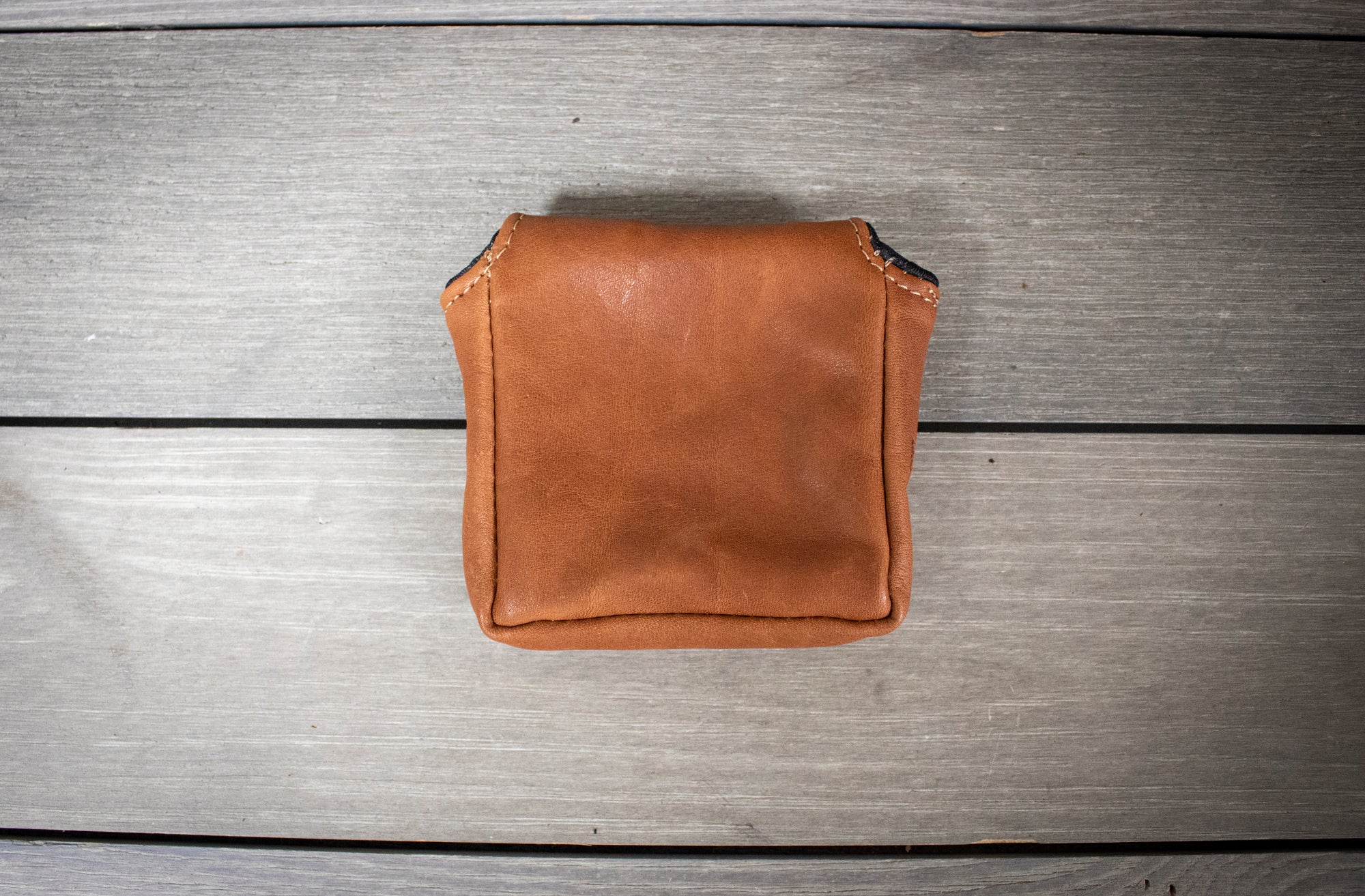 Natural Square Leather Putter Cover- Steurer & Jacoby