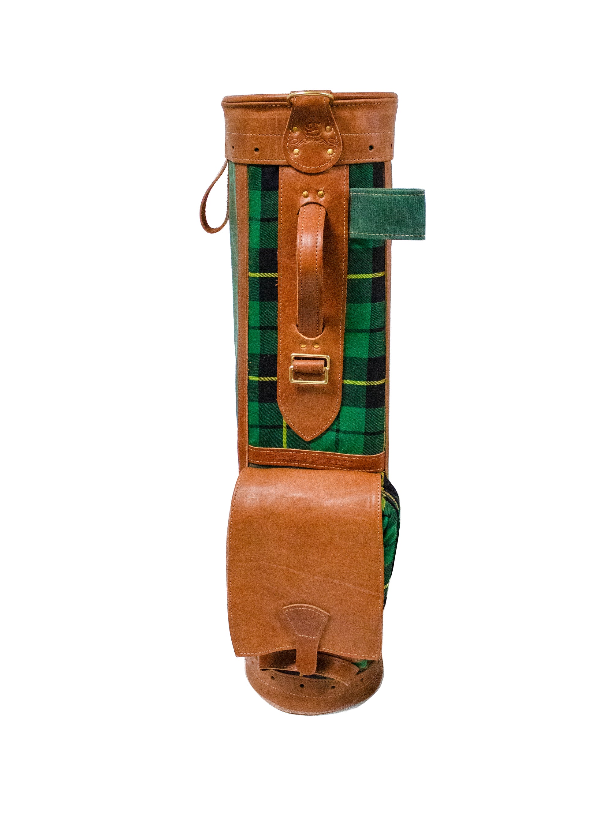 Wallace Green Tartan Sunday Bag- Steurer & Jacoby