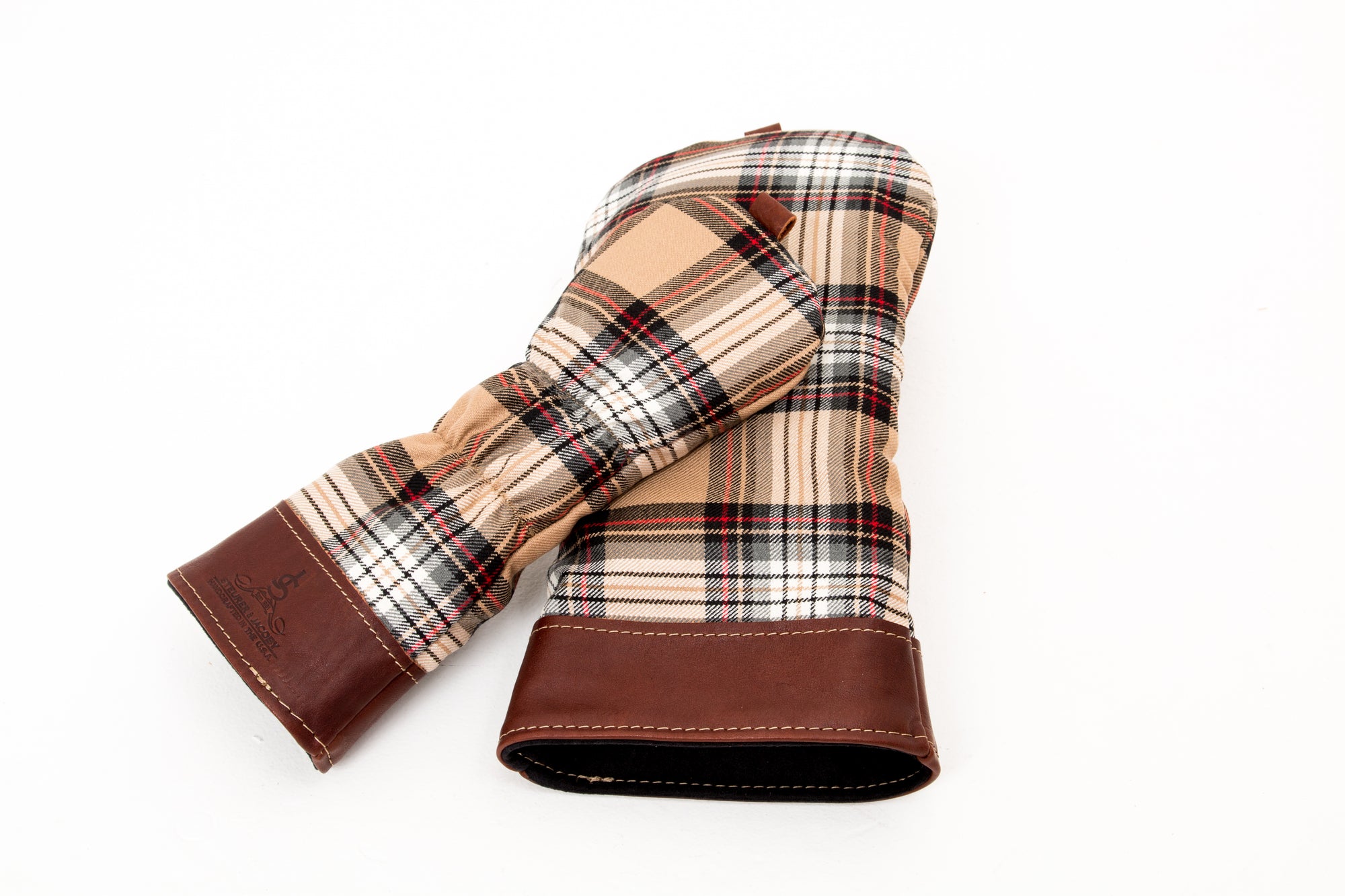 Leather & Wool Tartan Head Cover - Steurer & Jacoby