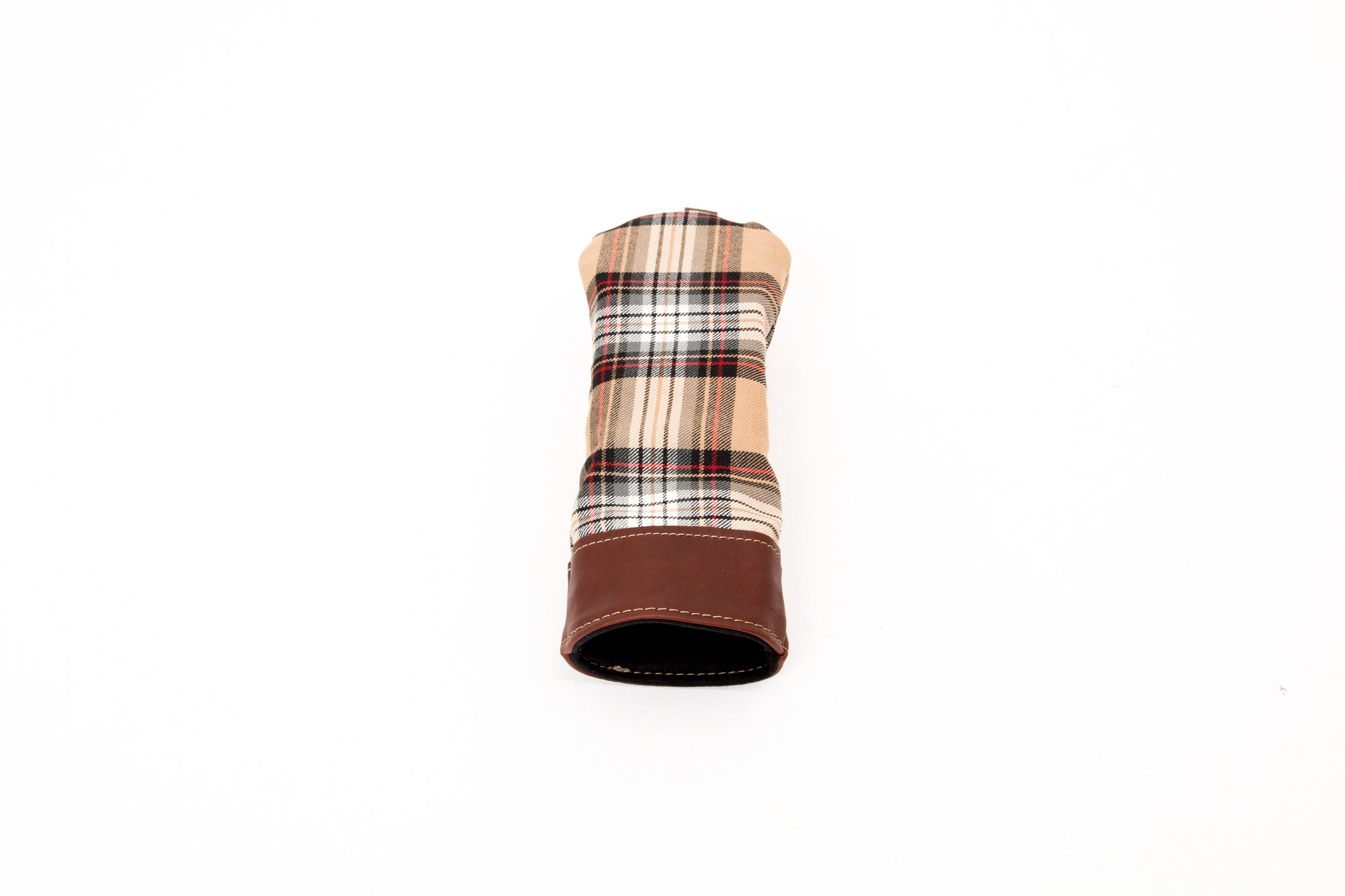Leather & Wool Tartan Head Cover - Steurer & Jacoby