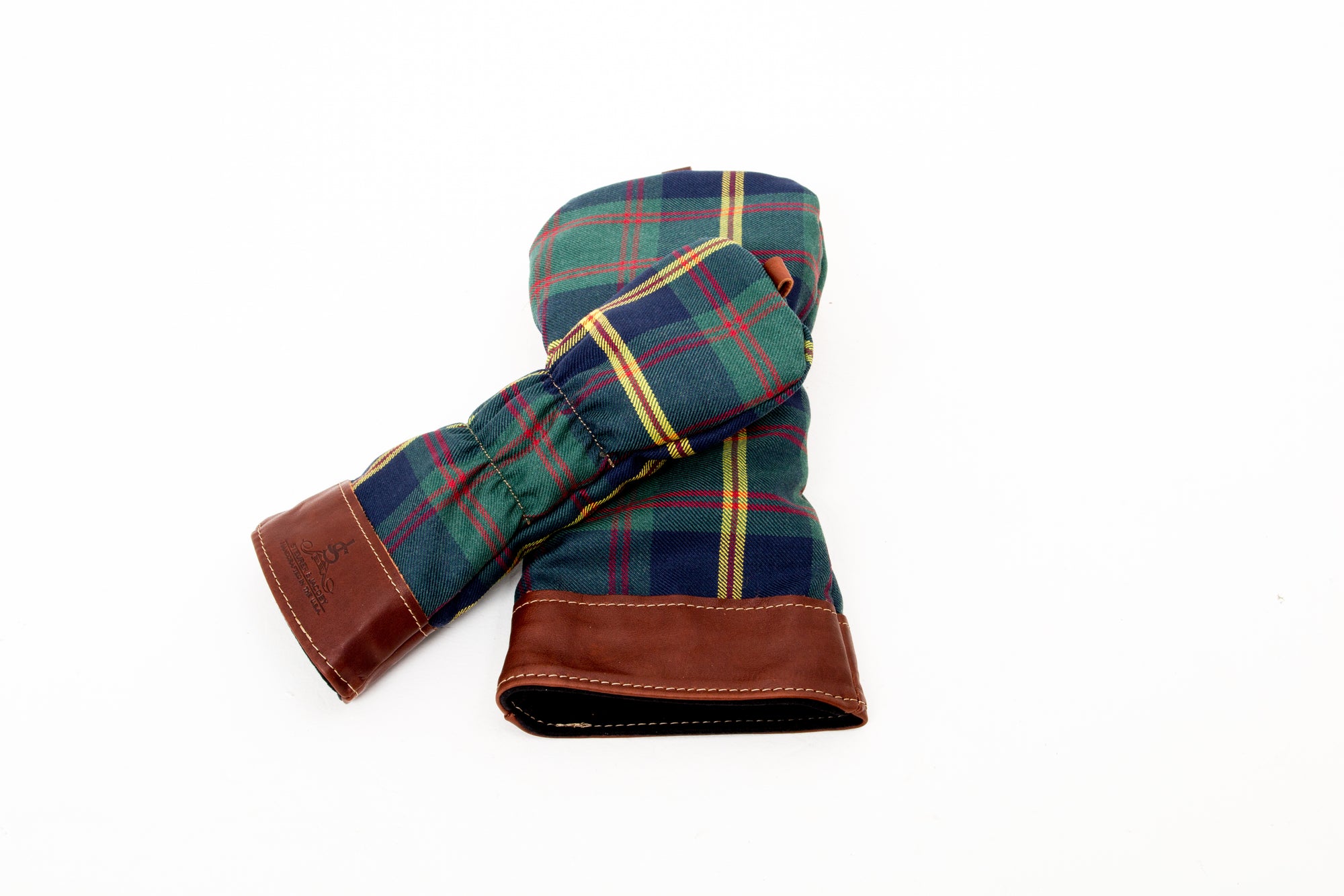 Leather and Wool Tartan Head Cover - Steurer & Jacoby