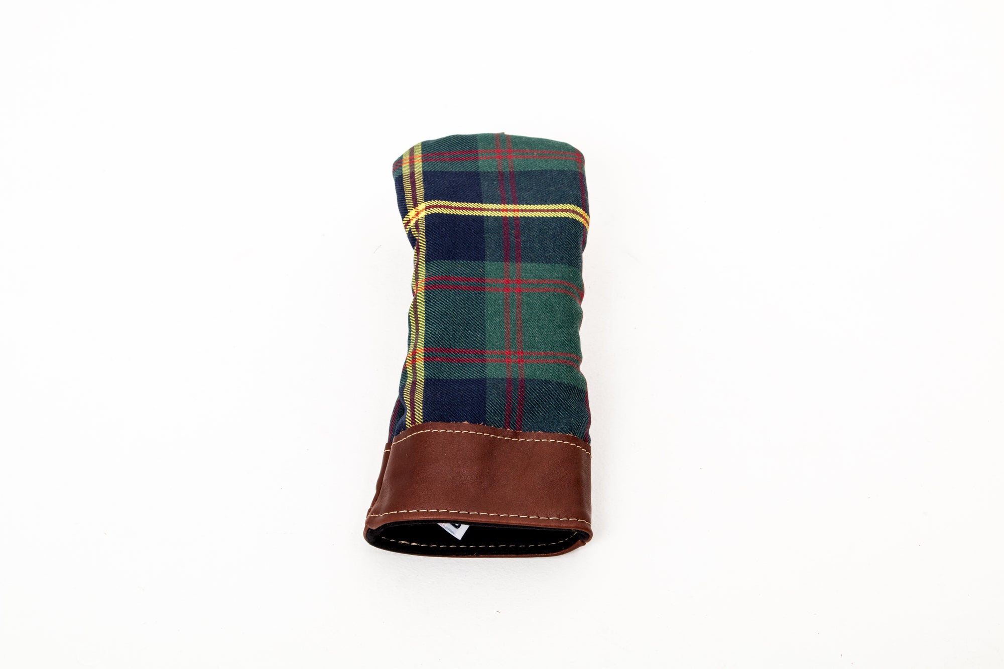 Leather and Wool Tartan Head Cover - Steurer & Jacoby