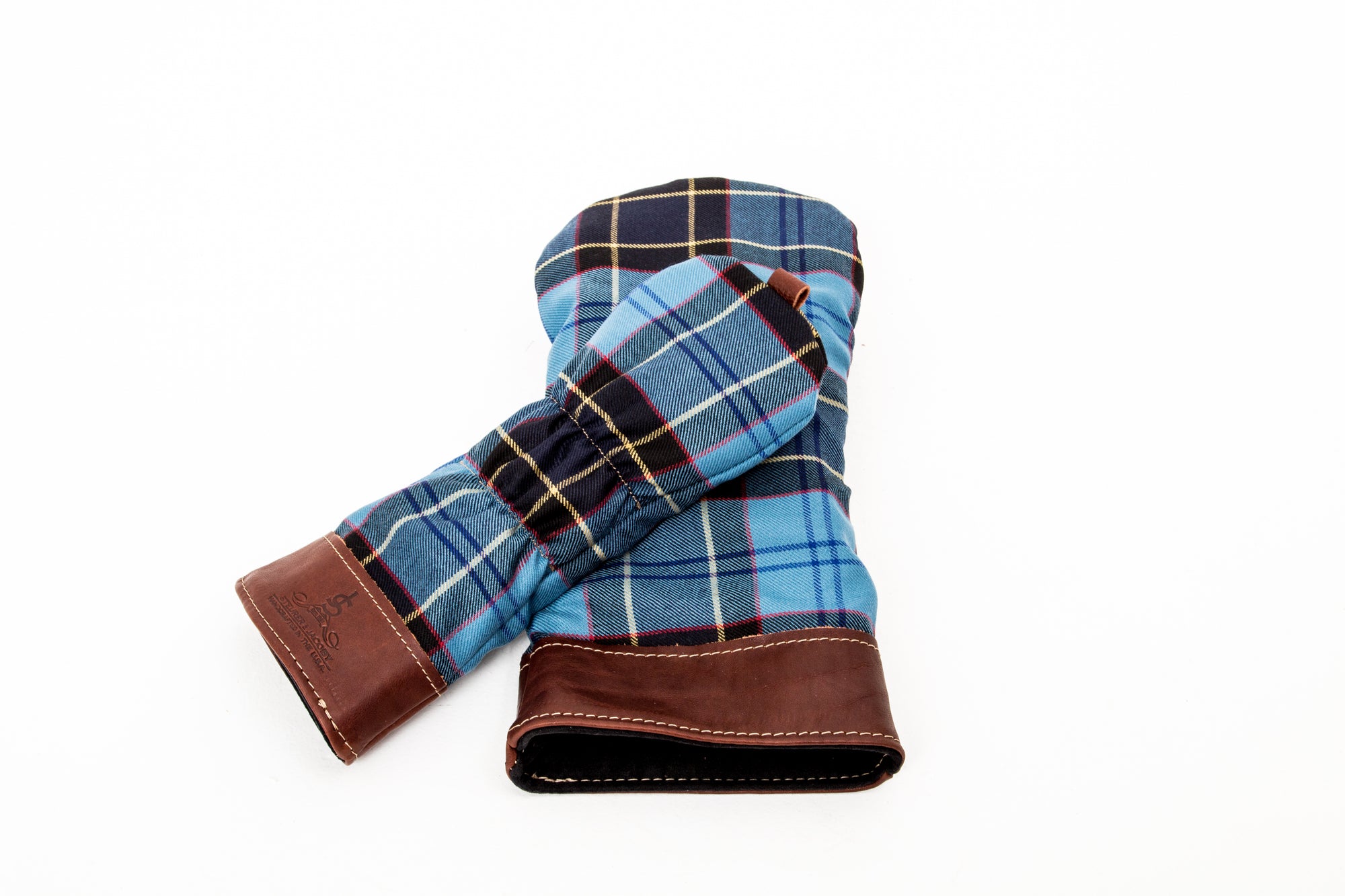 Leather and Wool Tartan Head Cover - Steurer & Jacoby