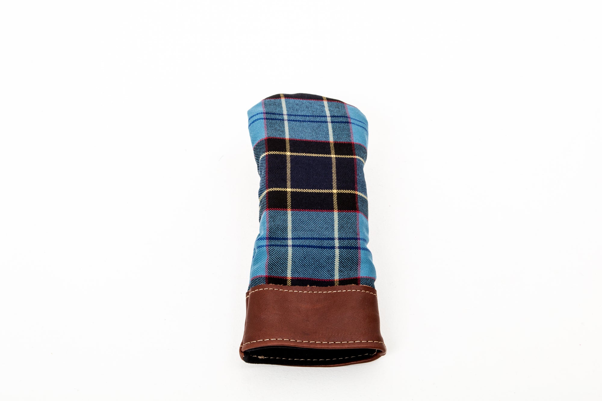 Leather and Wool Tartan Head Cover - Steurer & Jacoby