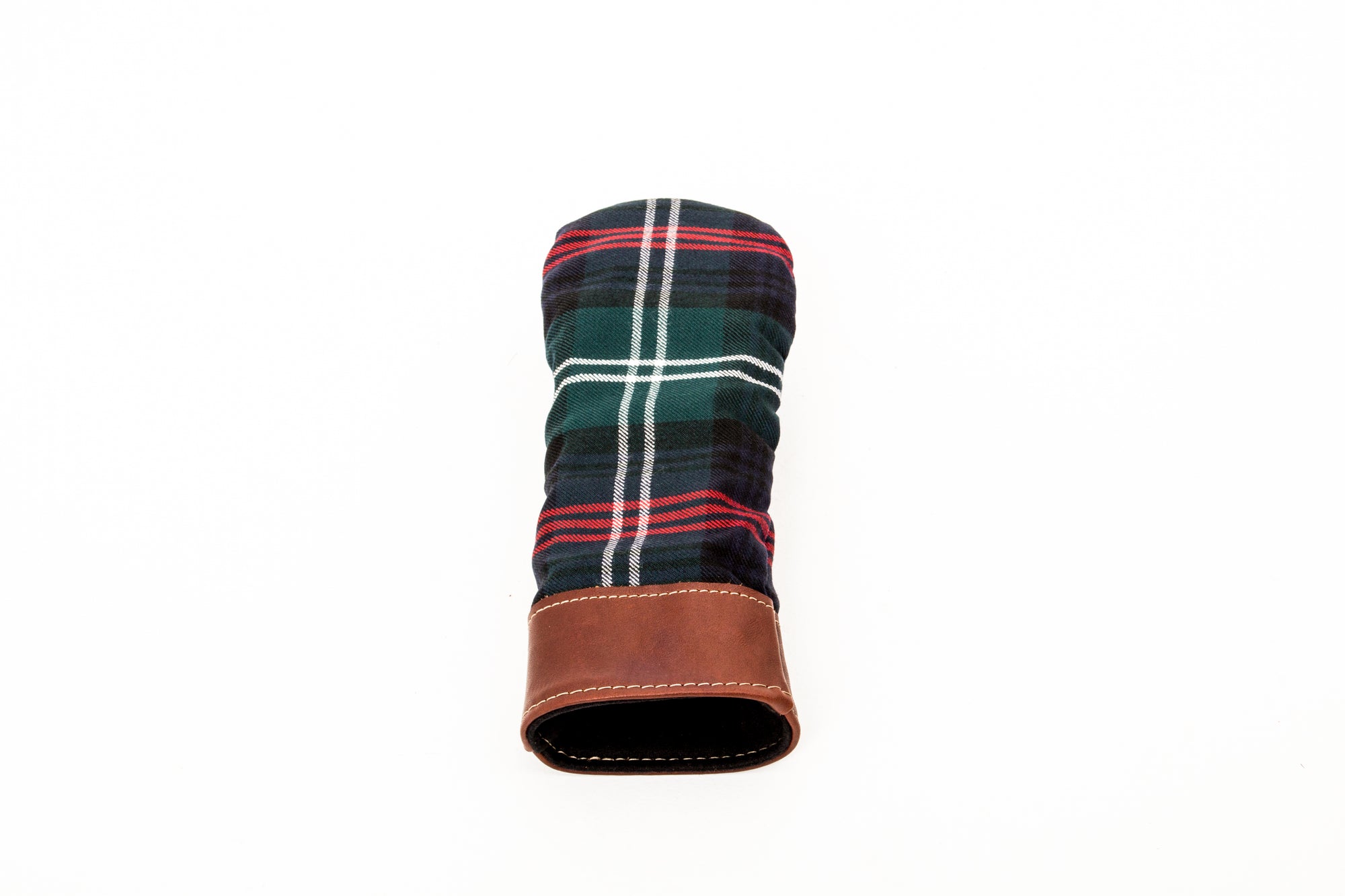 Leather and Wool Tartan Head Cover - Steurer & Jacoby