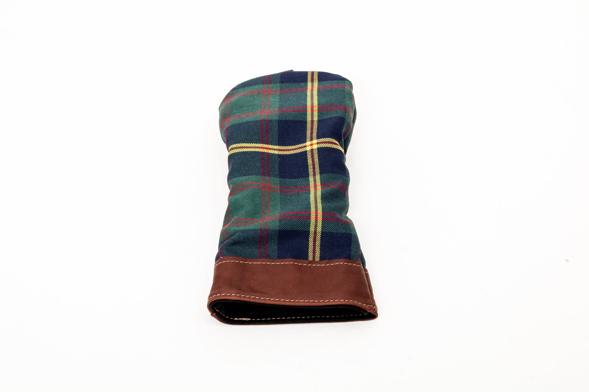 Leather and Wool Tartan Head Cover - Steurer & Jacoby