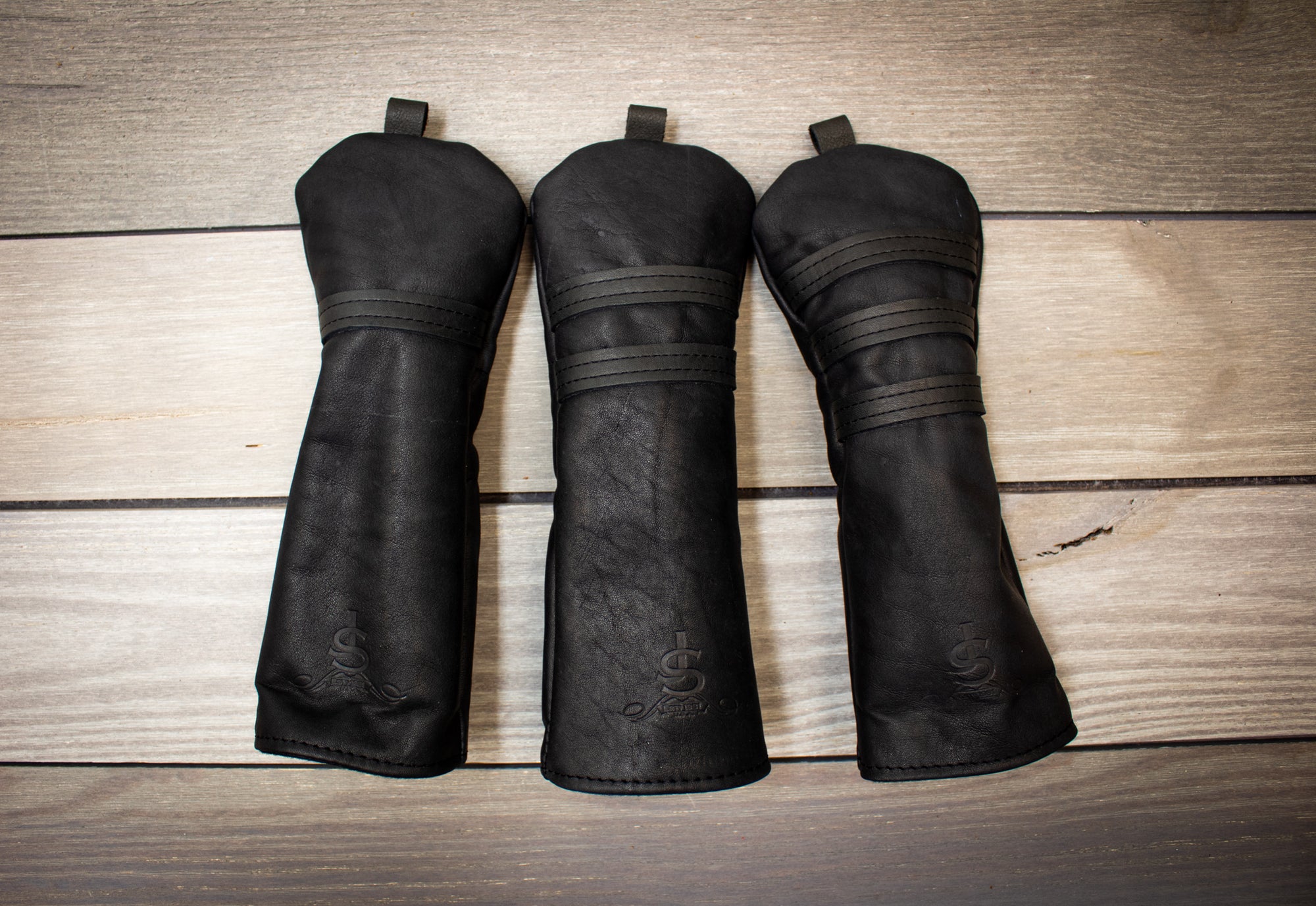 Custom Premium Leather Traditional Style Wood Cover - Steurer & Jacoby