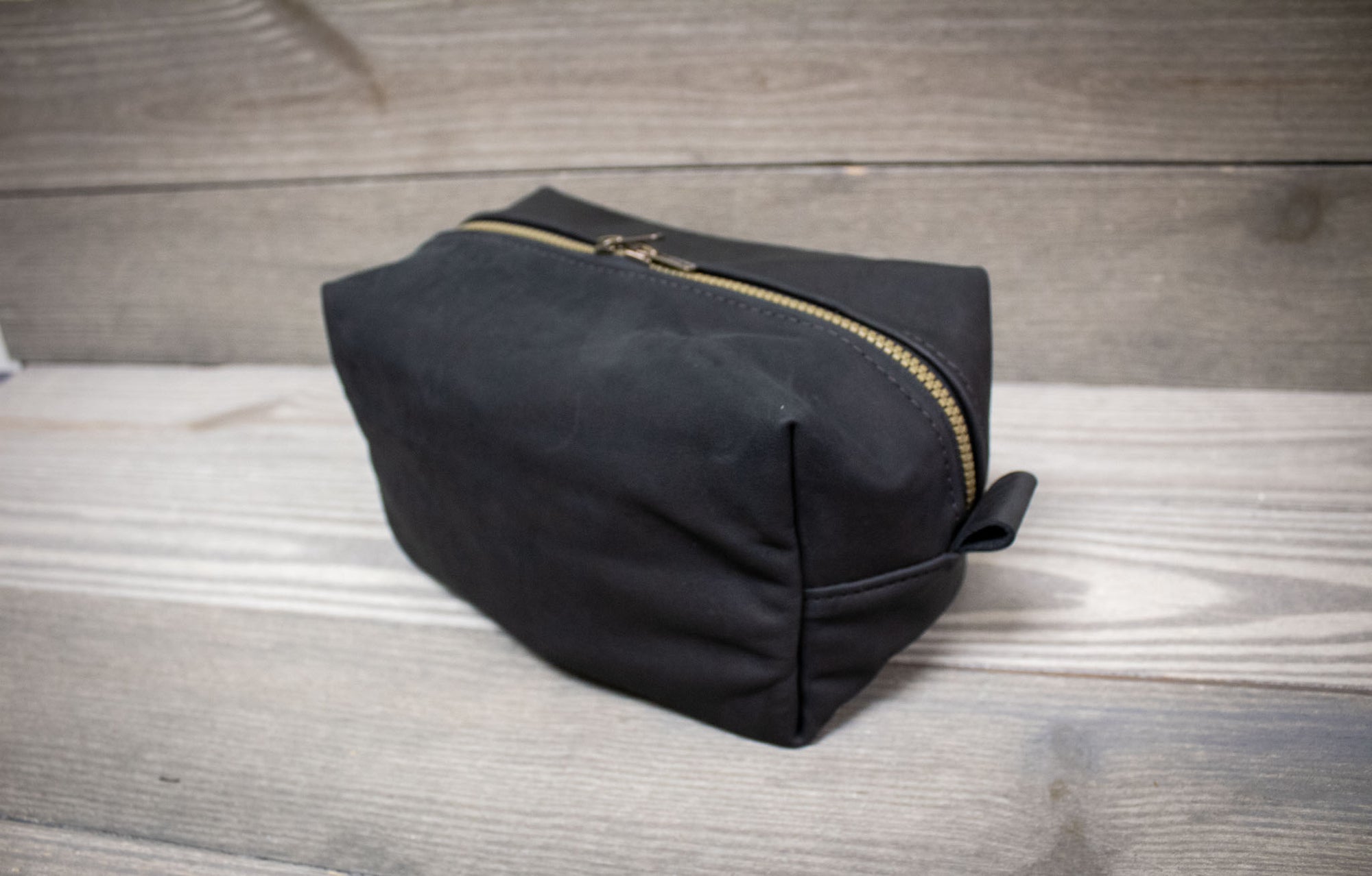 Black Leather Shaving Kit- Steurer & Jacoby