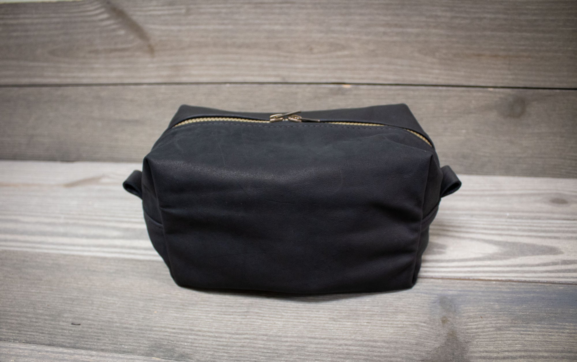 Black Leather Shaving Kit- Steurer & Jacoby
