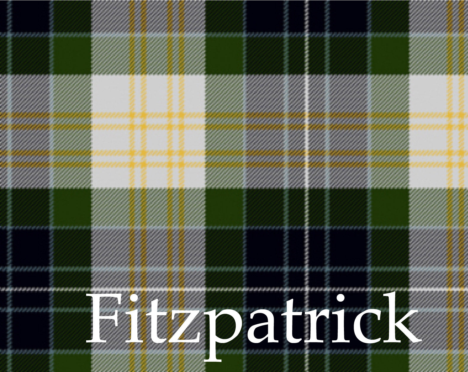 8" Airliner Style Tartan Golf Bag