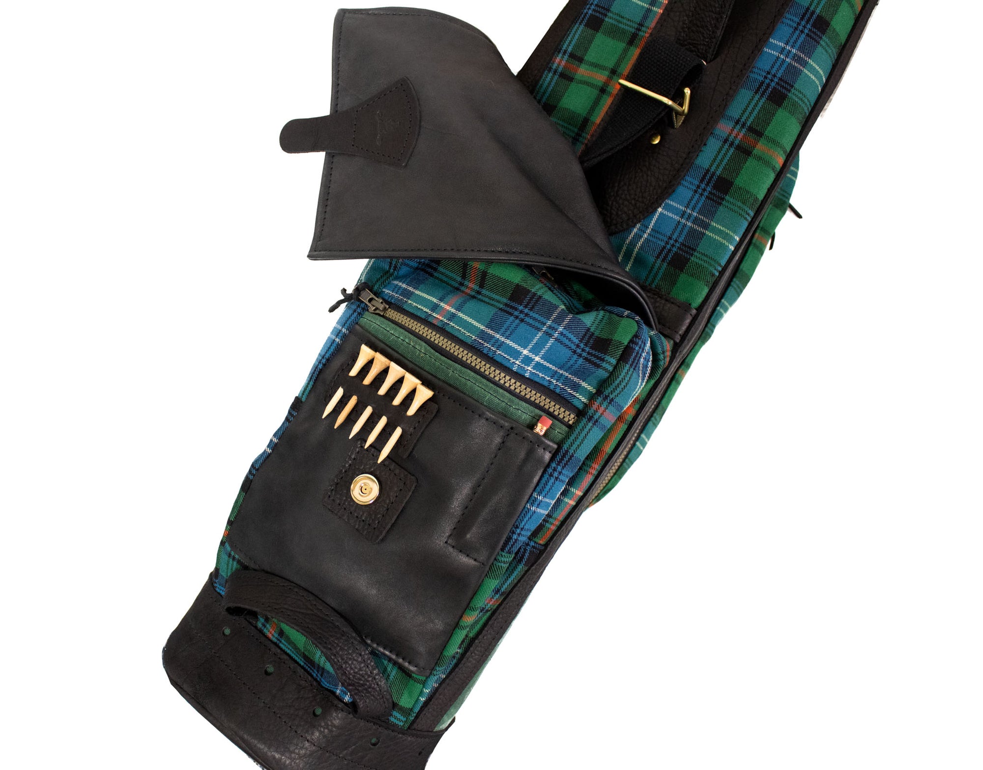 Urquhart Tartan Staff Golf Bag Ball Pocket- Steurer & Jacoby