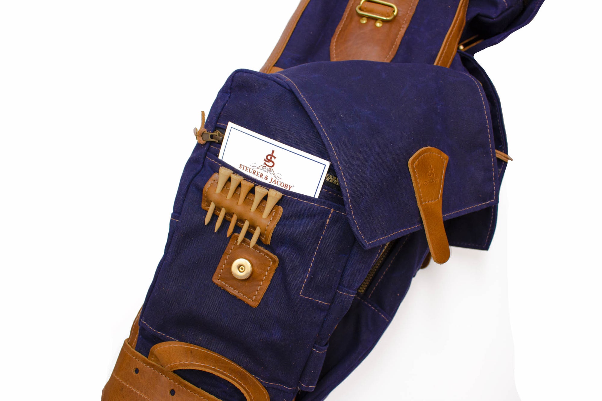 8"  Gran Tour Golf Bag Ball Pocket- Steurer & Jacoby