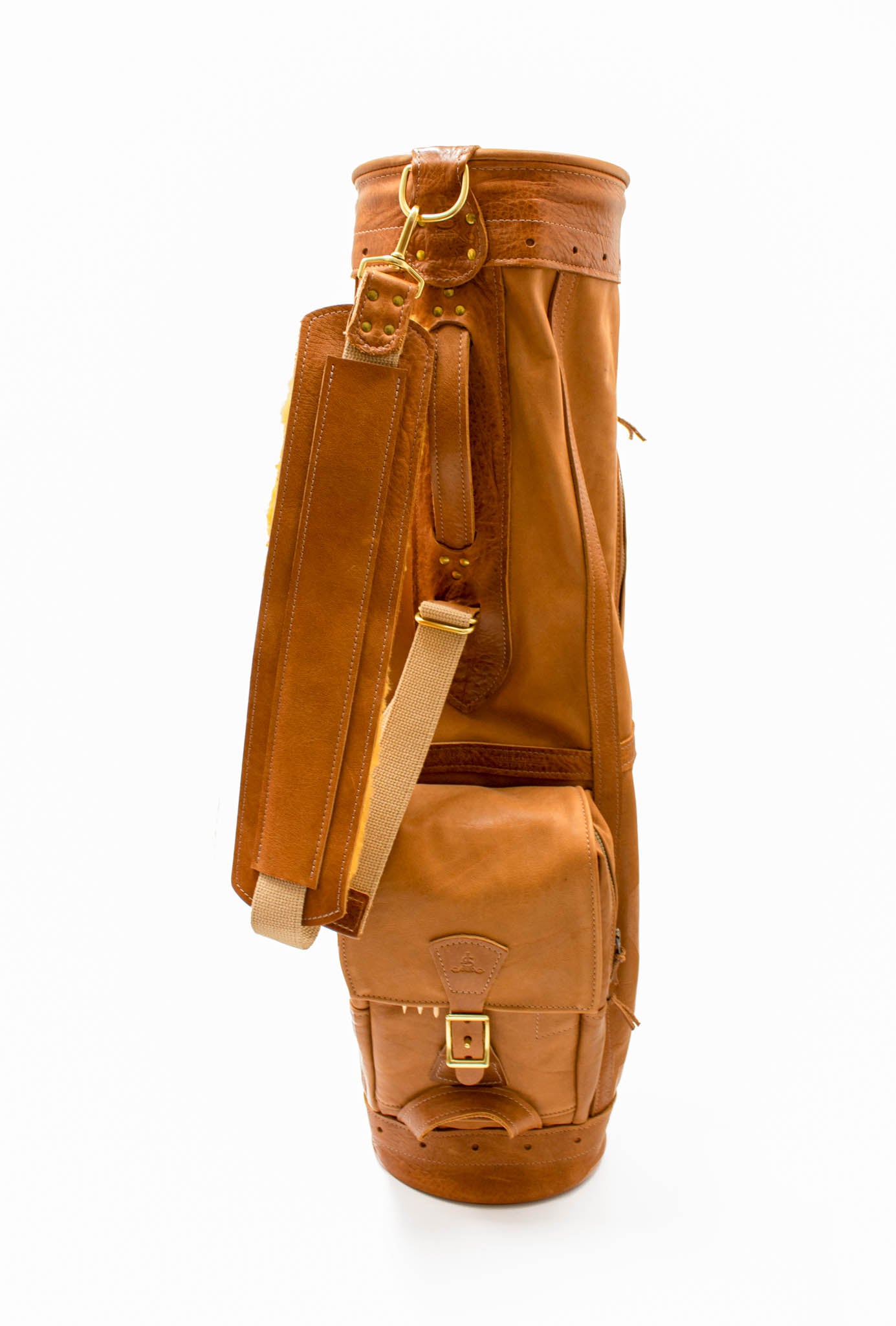 8" Classic Staff Style Golf Bag - Premium Leather