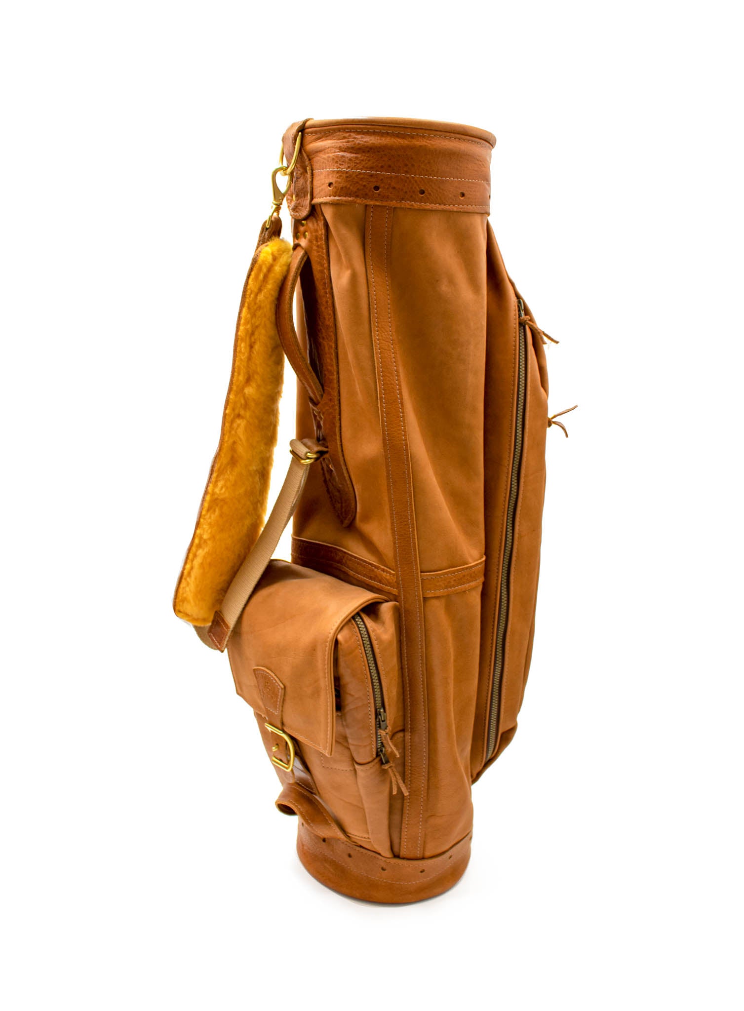 8" Classic Staff Style Golf Bag - Premium Leather