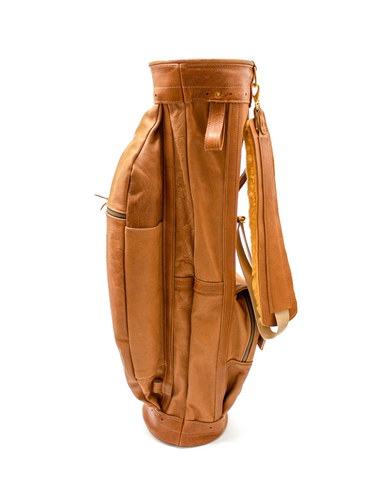 8" Classic Staff Style Golf Bag - Premium Leather