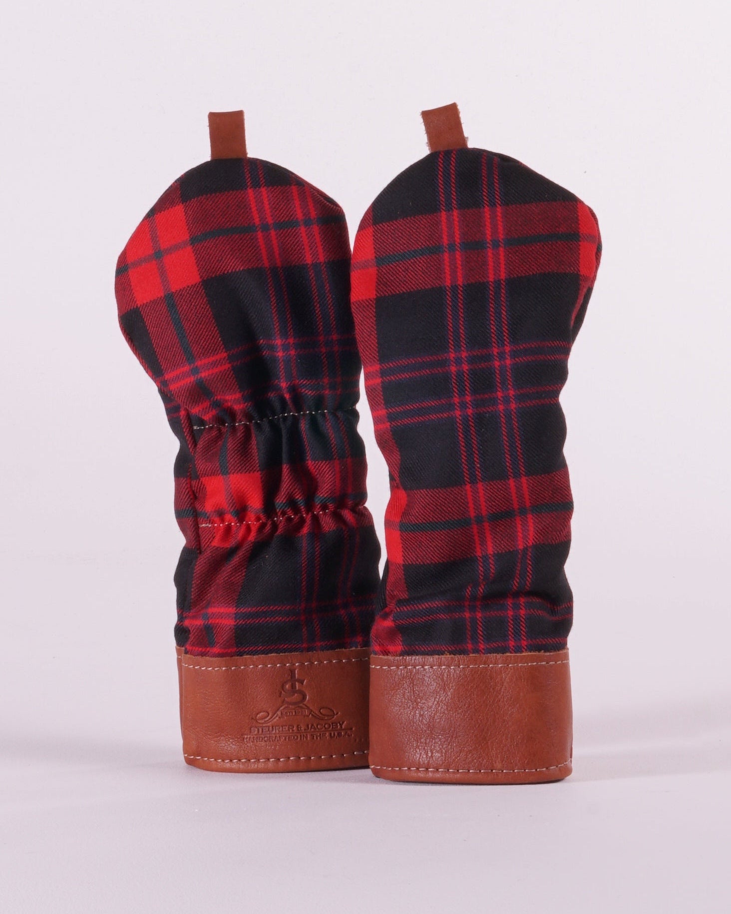 Fairway Wood Head Cover - Brown Modern Tartan