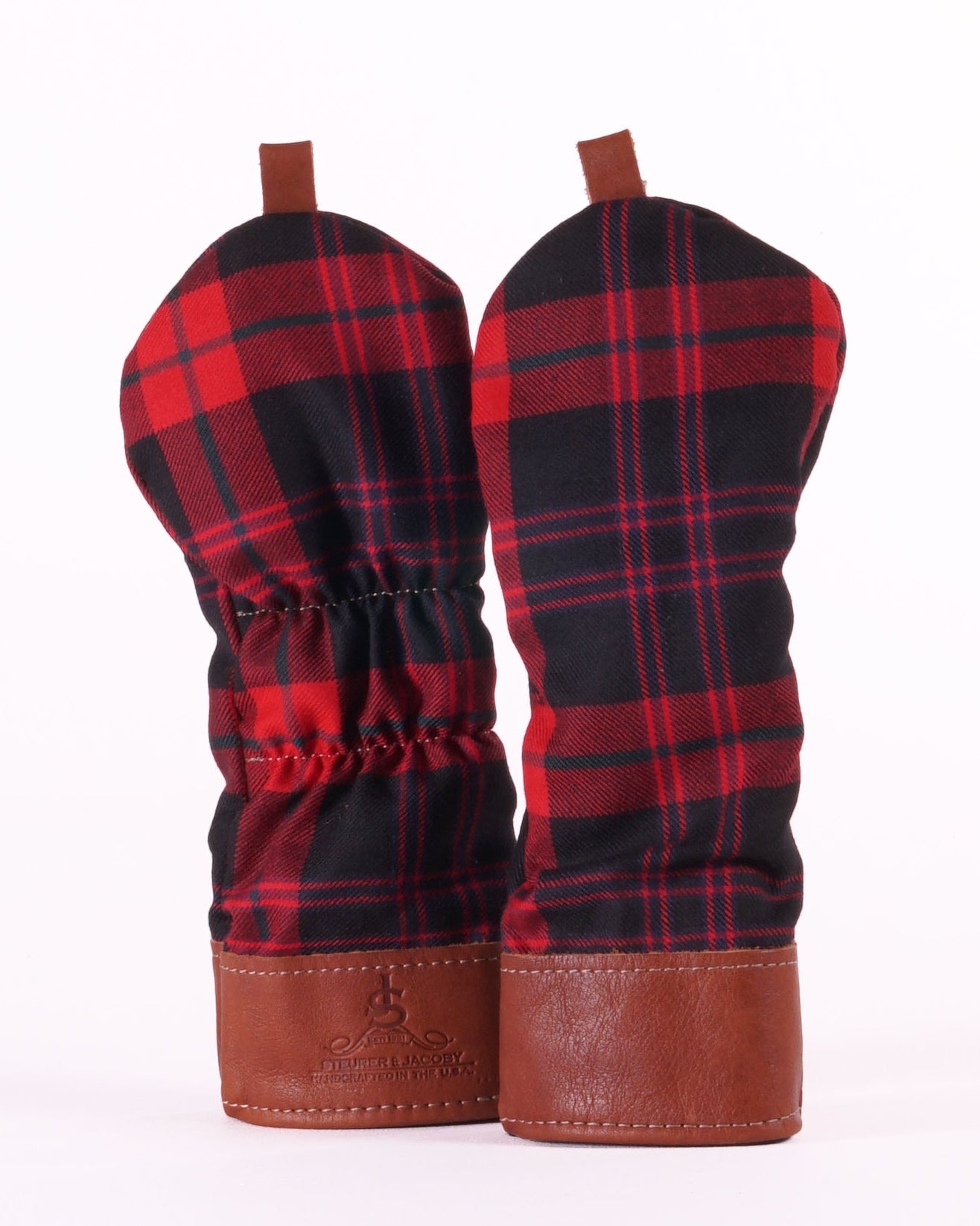 Fairway Wood Head Cover - Brown Modern Tartan