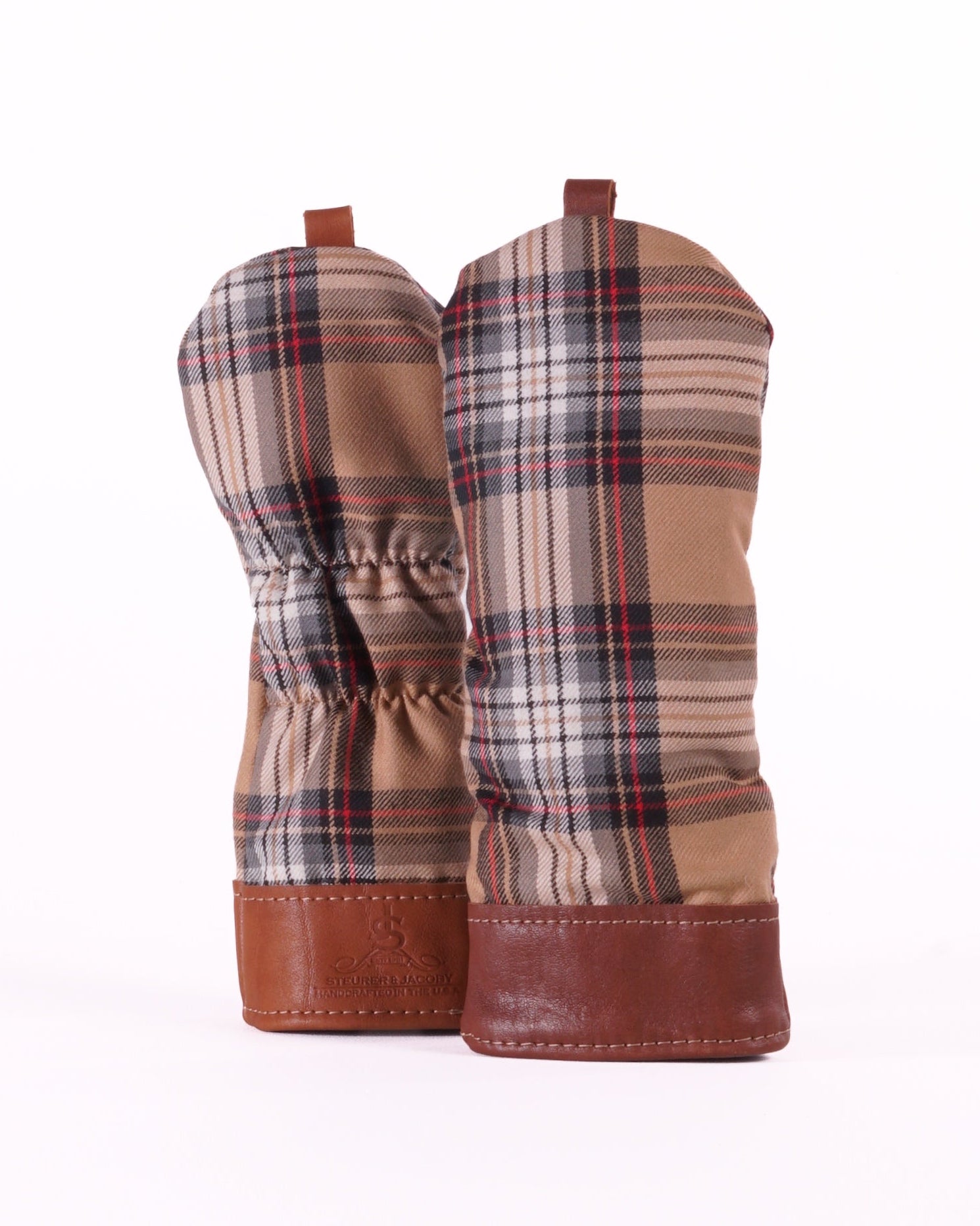 Fairway Wood Head Cover - Stewart Camel Tartan