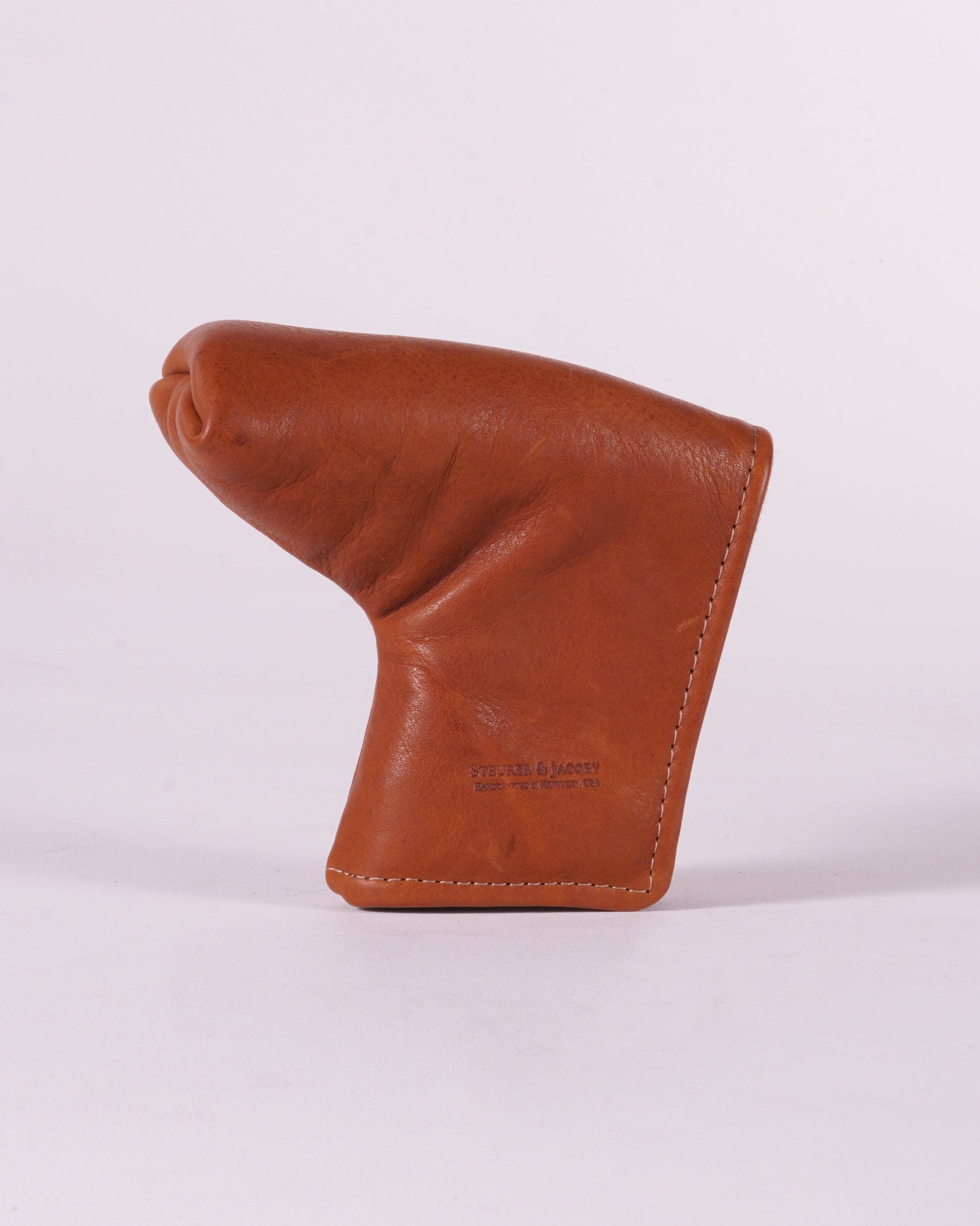 Putter Cover - Natural Leather (monogrammed DLM)