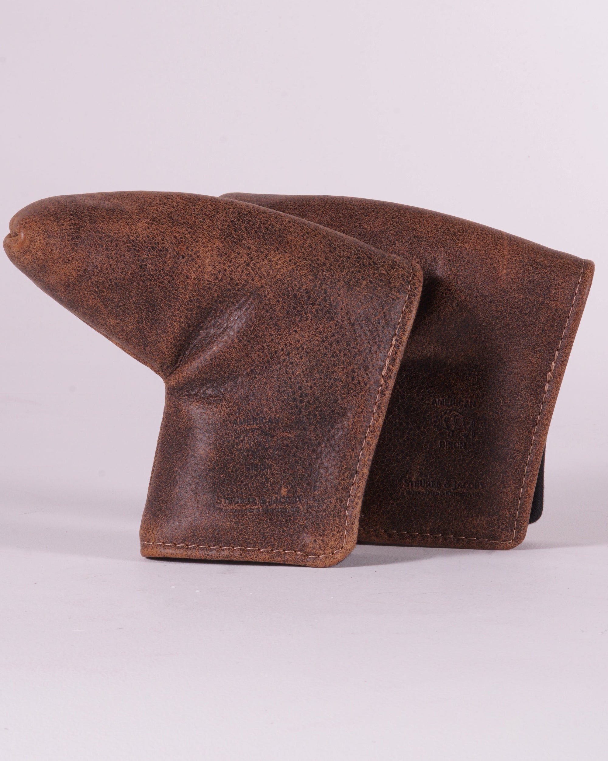 Putter Cover - Distressed Bison Leather