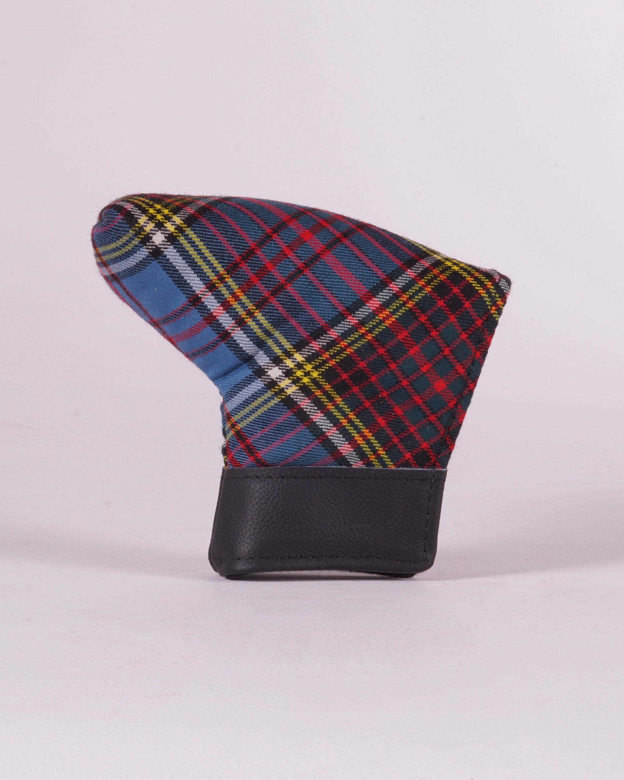 Putter Cover - Anderson Tartan and Pebbled Black Leather Trim