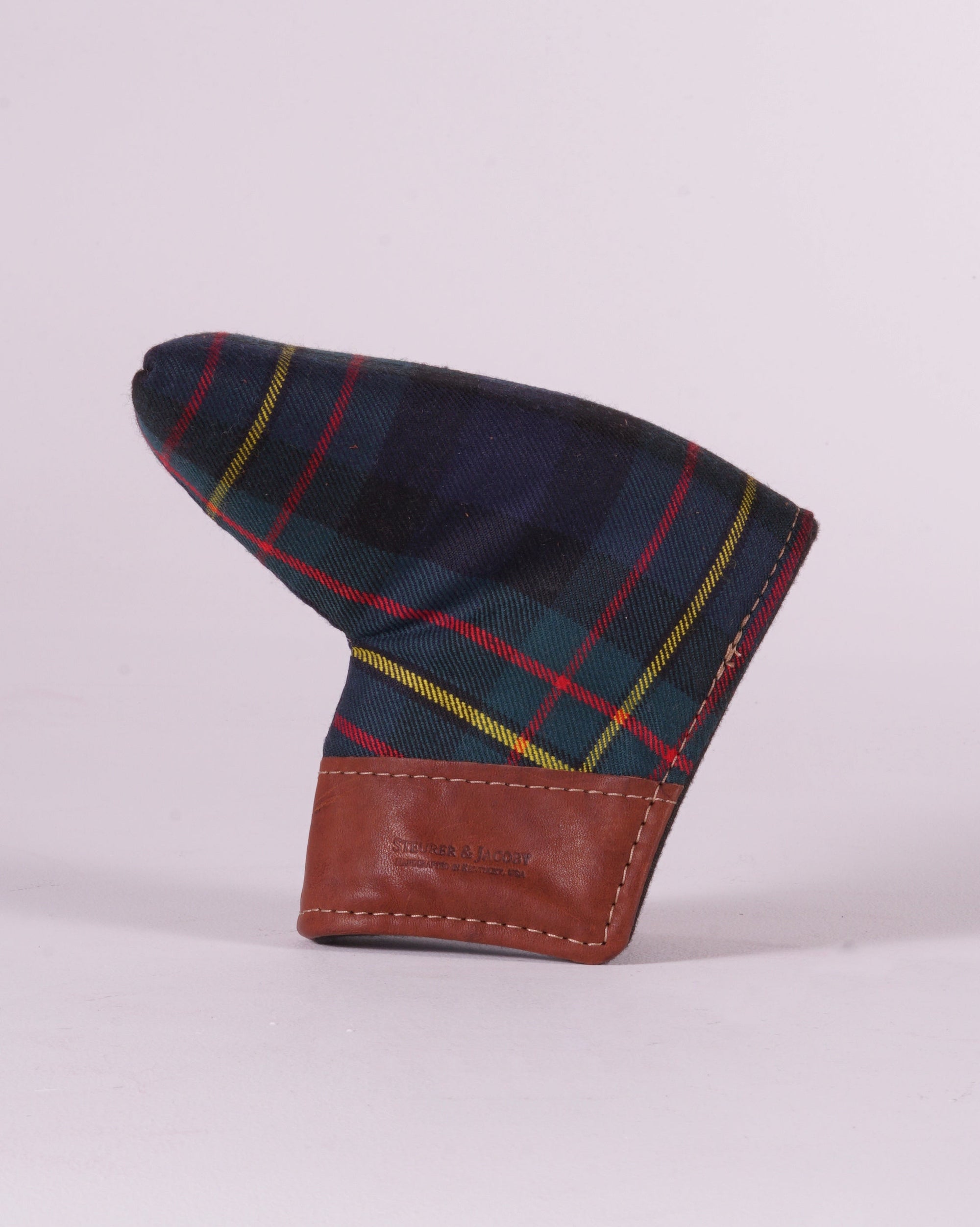Putter Cover - Maclaren Tartan with Natural Leather Trim