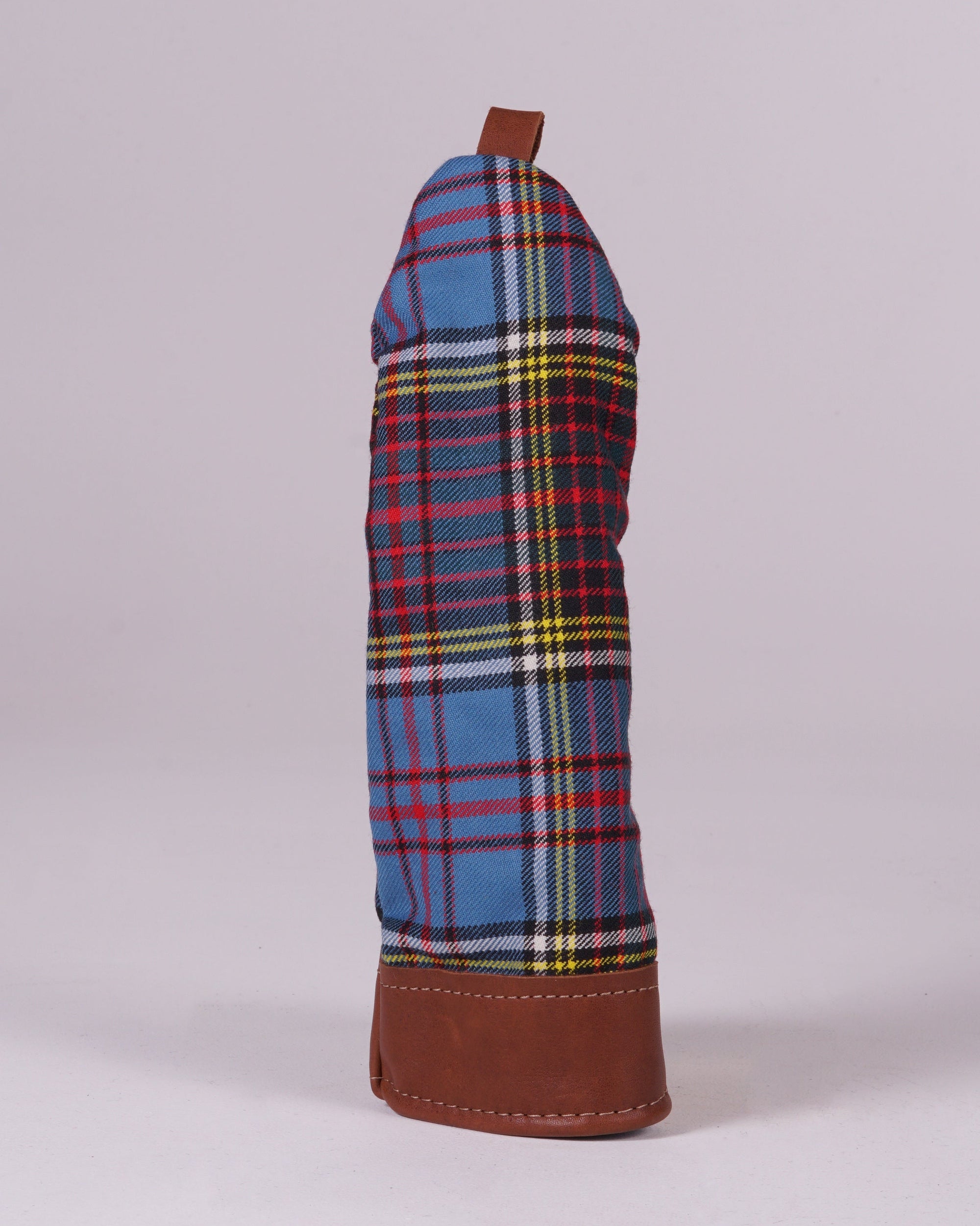 Hybrid Head Cover - Anderson Tartan with Chestnut Leather Trim