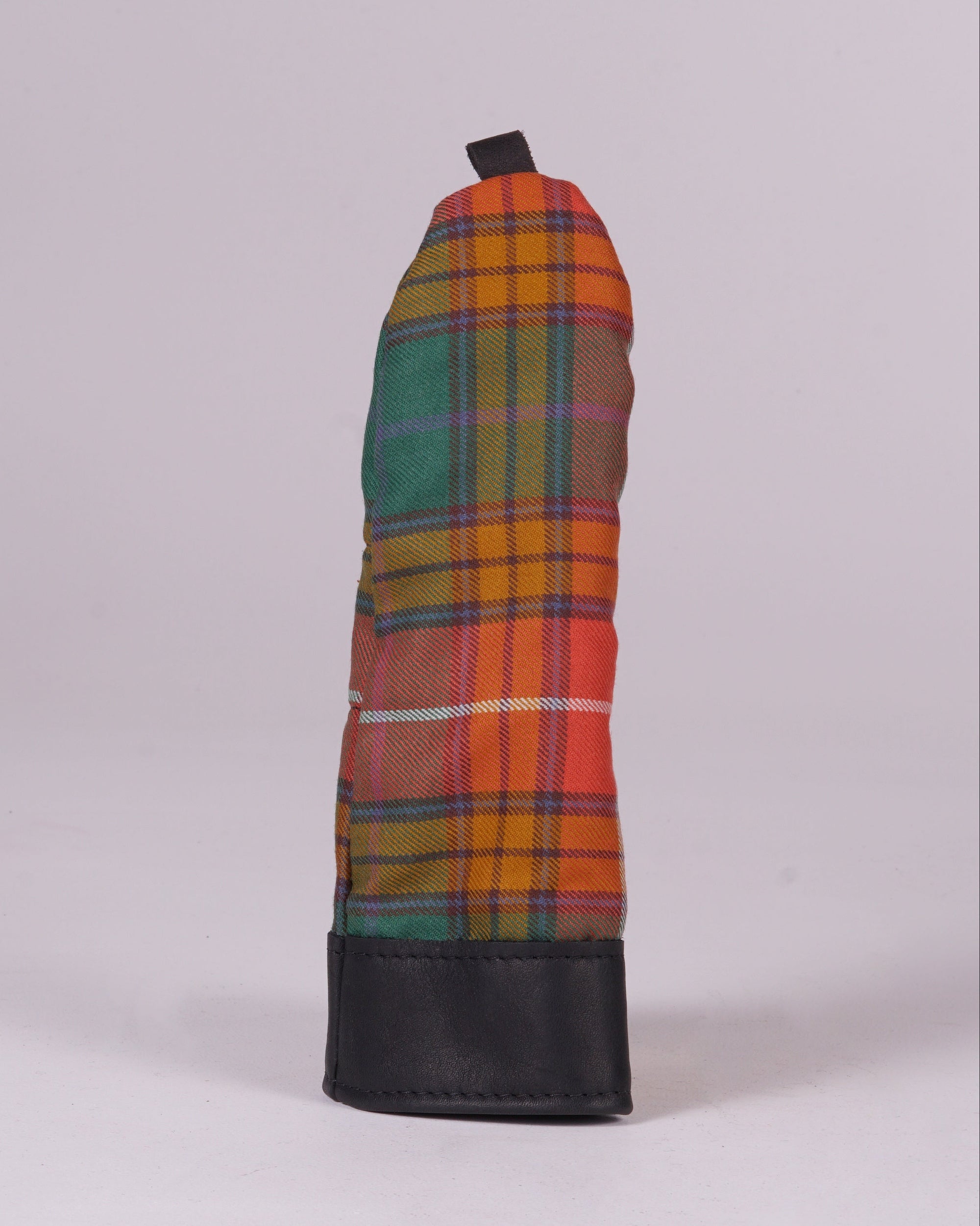 Hybrid Head Cover - Buchanan Antique Tartan with Black Leather Trim