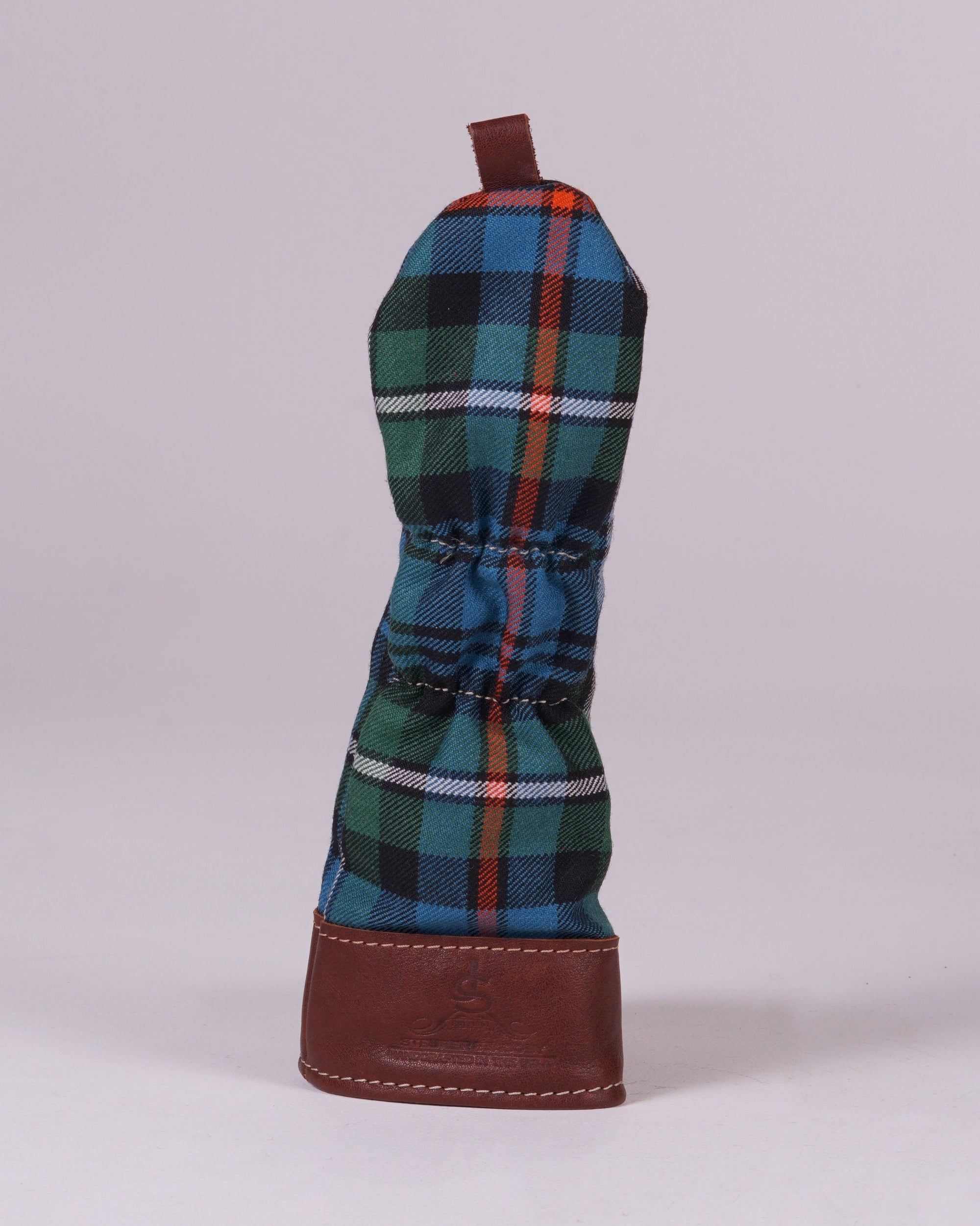 Hybrid Head Cover - Mackenzie OC Tartan with Chestnut Leather Trim