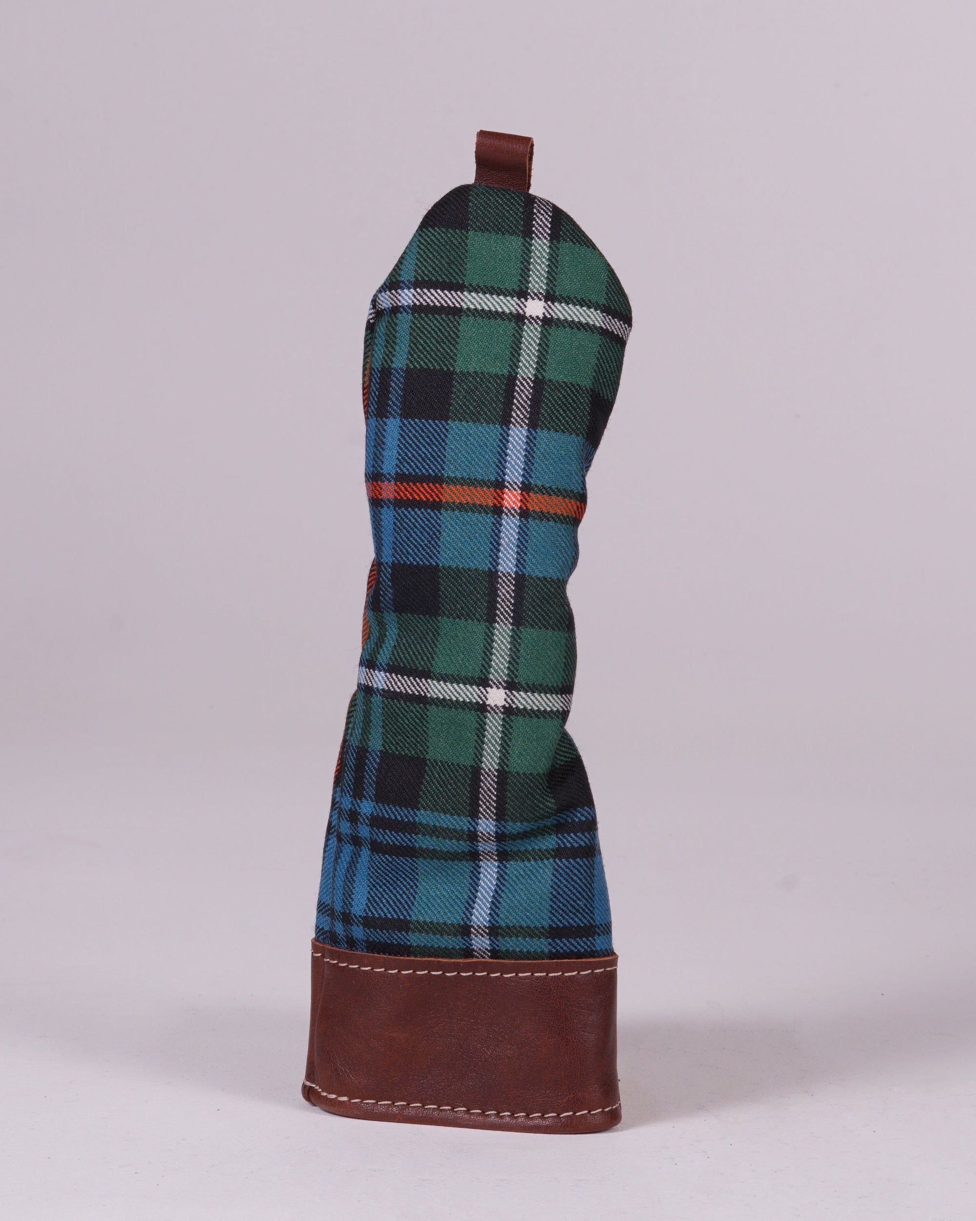 Hybrid Head Cover - Mackenzie OC Tartan with Chestnut Leather Trim