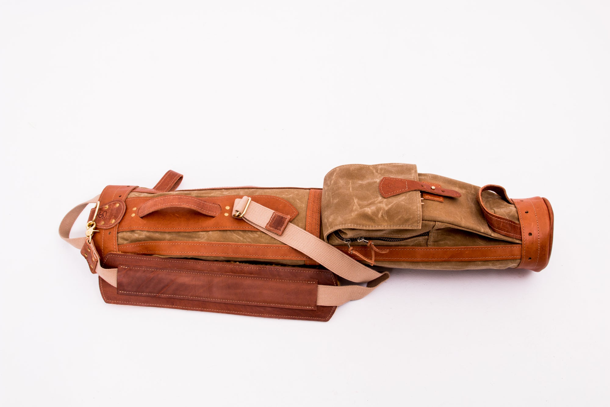 6" Pencil Golf Bag - Waxed Canvas