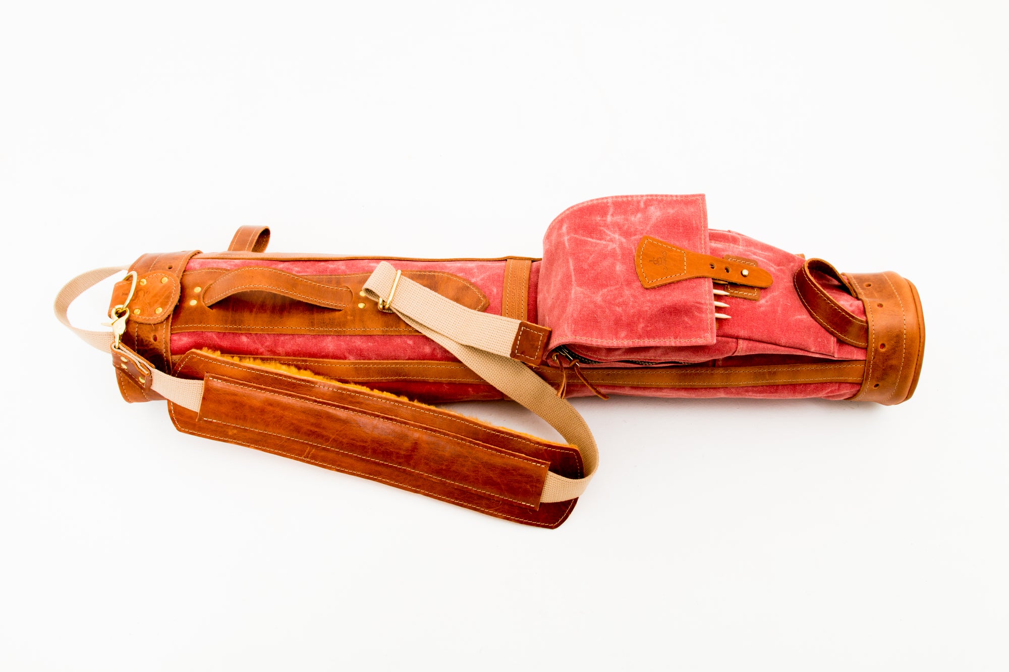 6" Pencil Golf Bag - Waxed Canvas