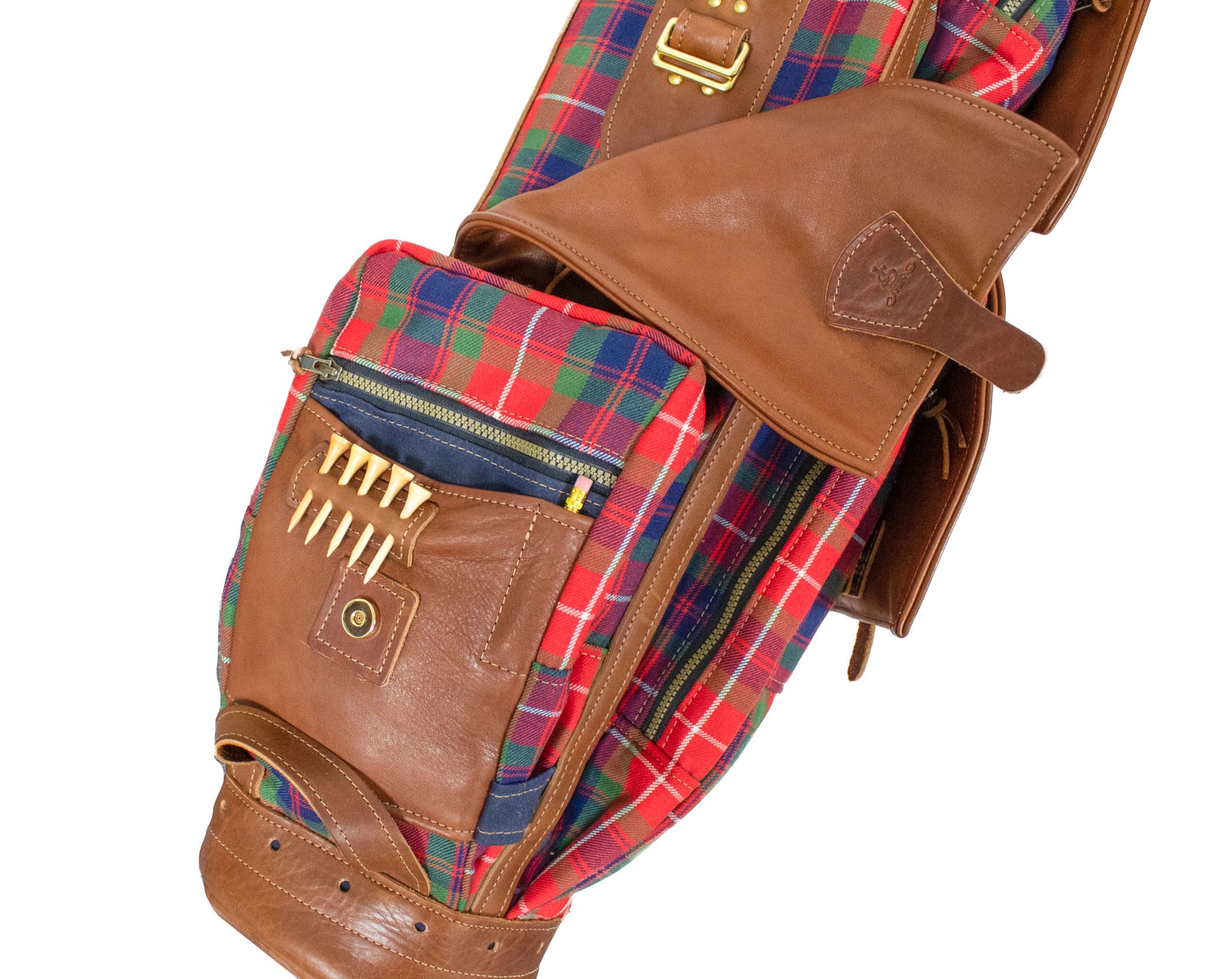 Fraser of Lovat Tartan Gran Tour Style Golf Bag- Steurer & Jacoby