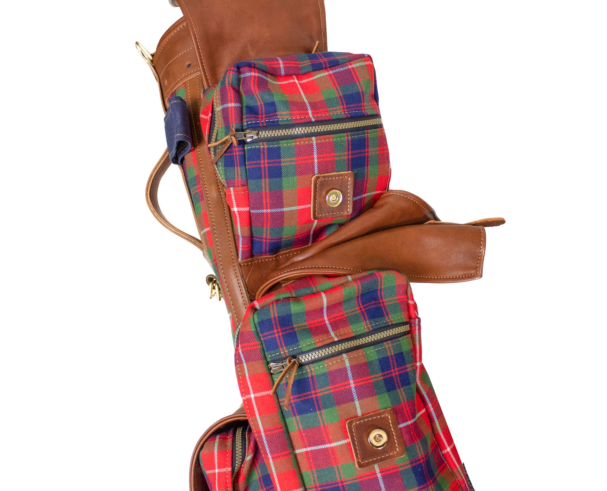 Fraser of Lovat Tartan Gran Tour Style Golf Bag- Steurer & Jacoby