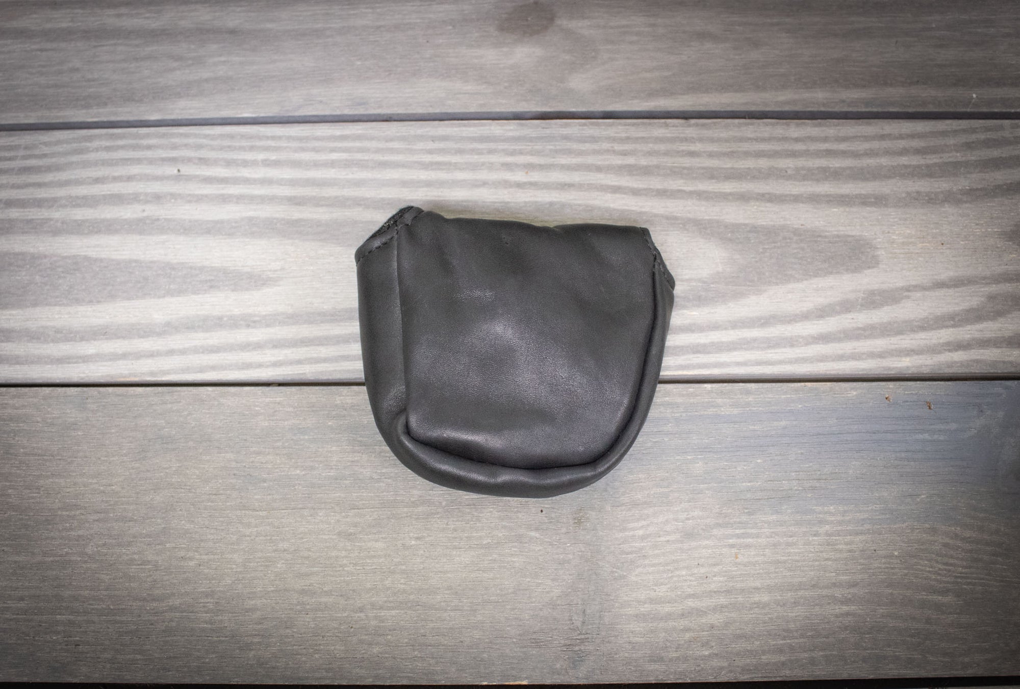 Black leather mallet cover