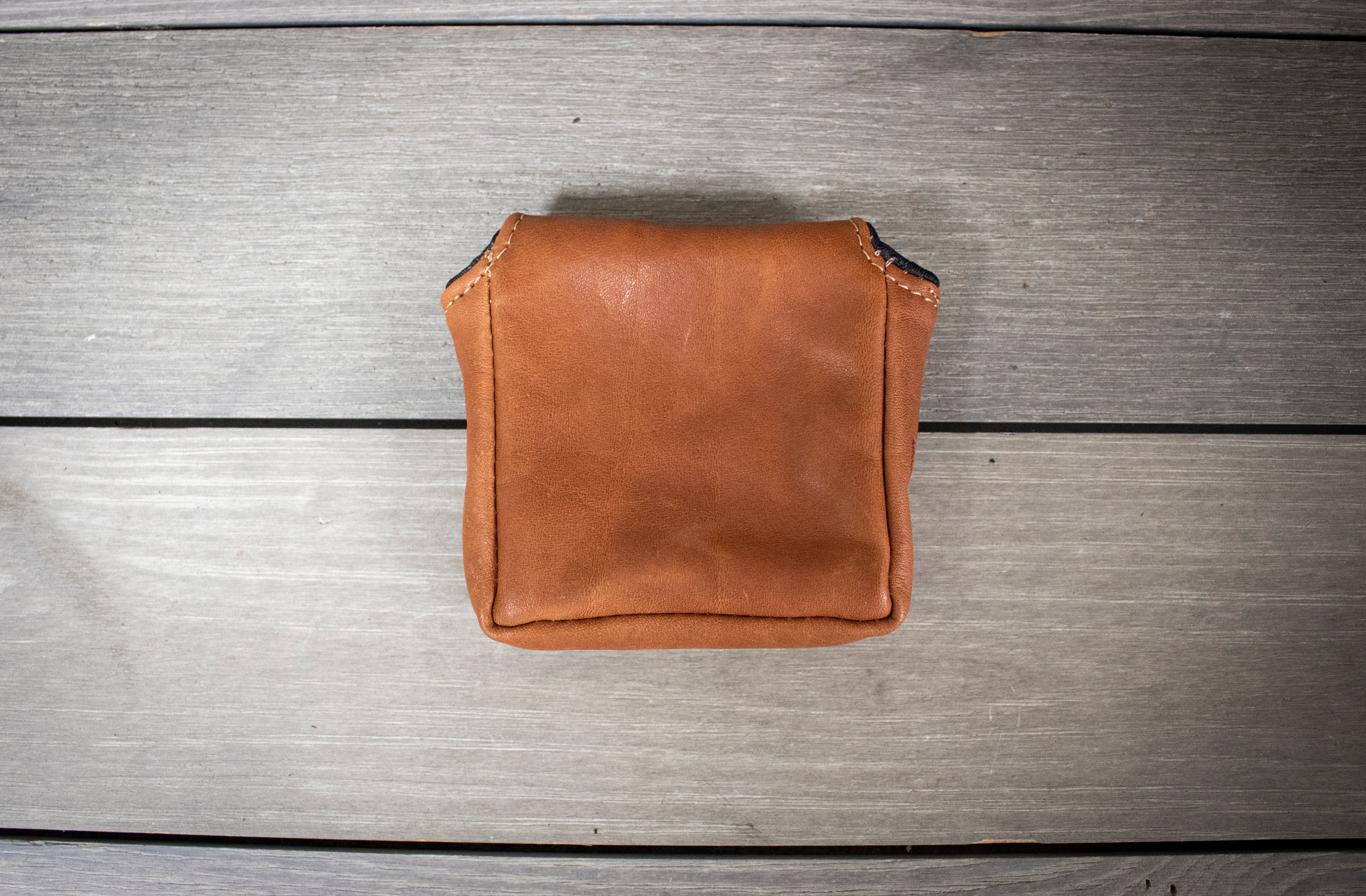 Natural Square Leather Putter Cover- Steurer & Jacoby