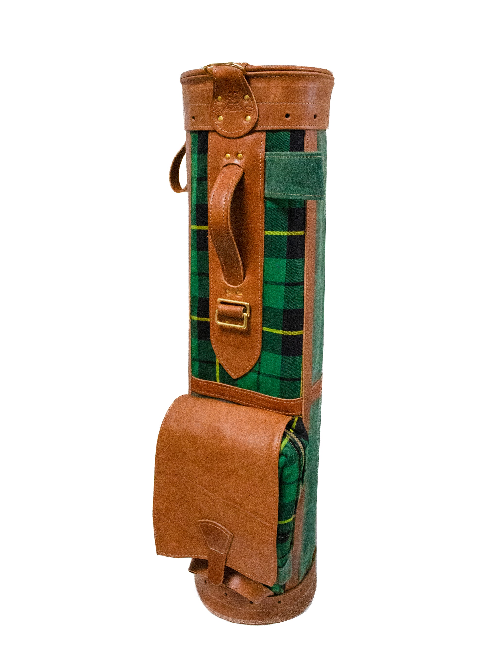 Wallace Green Tartan Sunday Bag- Steurer & Jacoby