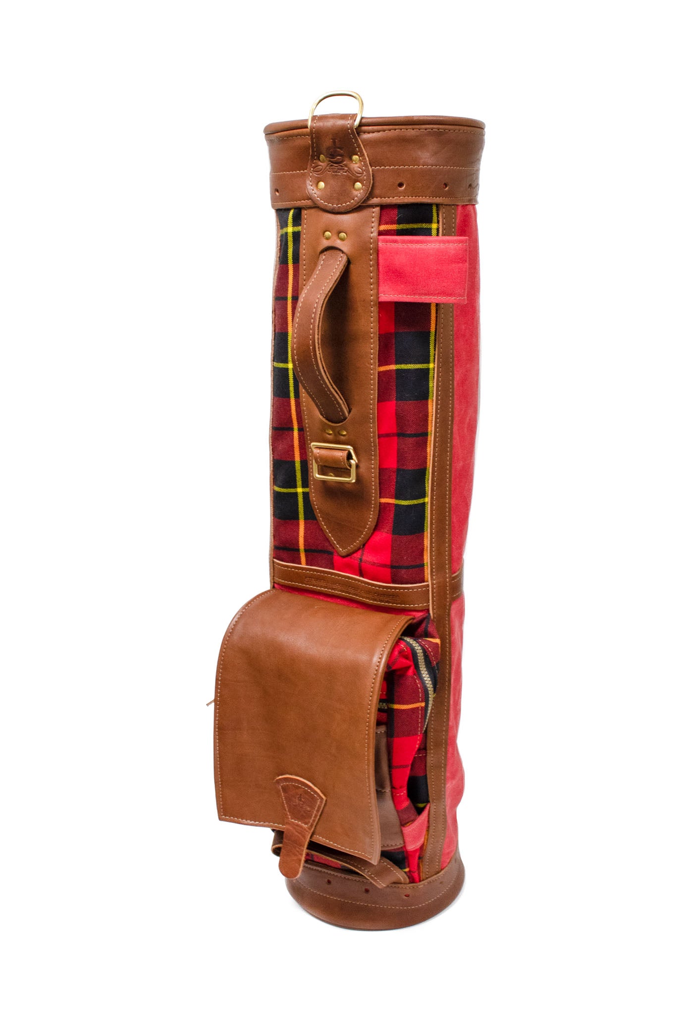 Wallace Red Modern Sunday Style Golf Bag- Steurer & Jacoby