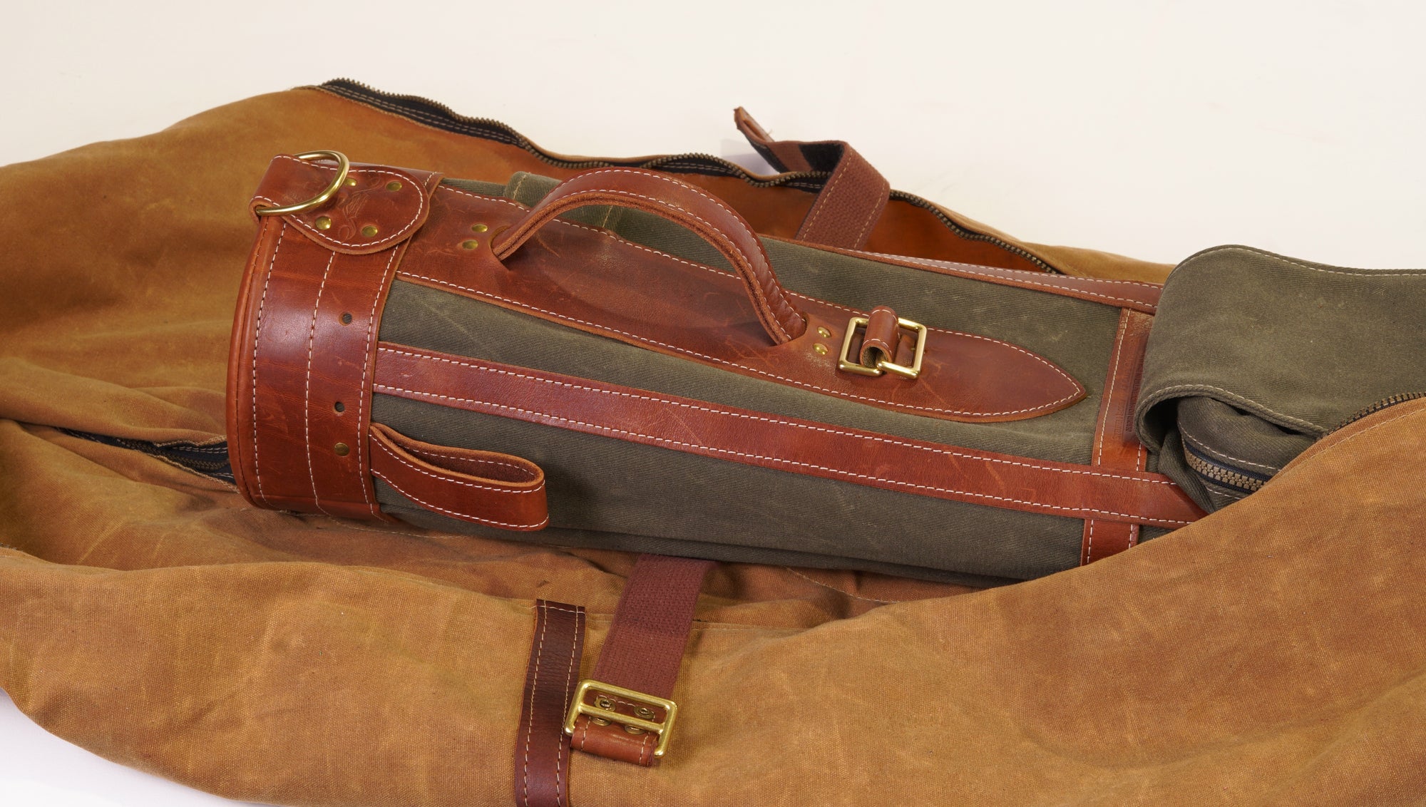 6", 7", 8", 8.5" Golf Bag Travel Cover - Waxed Canvas
