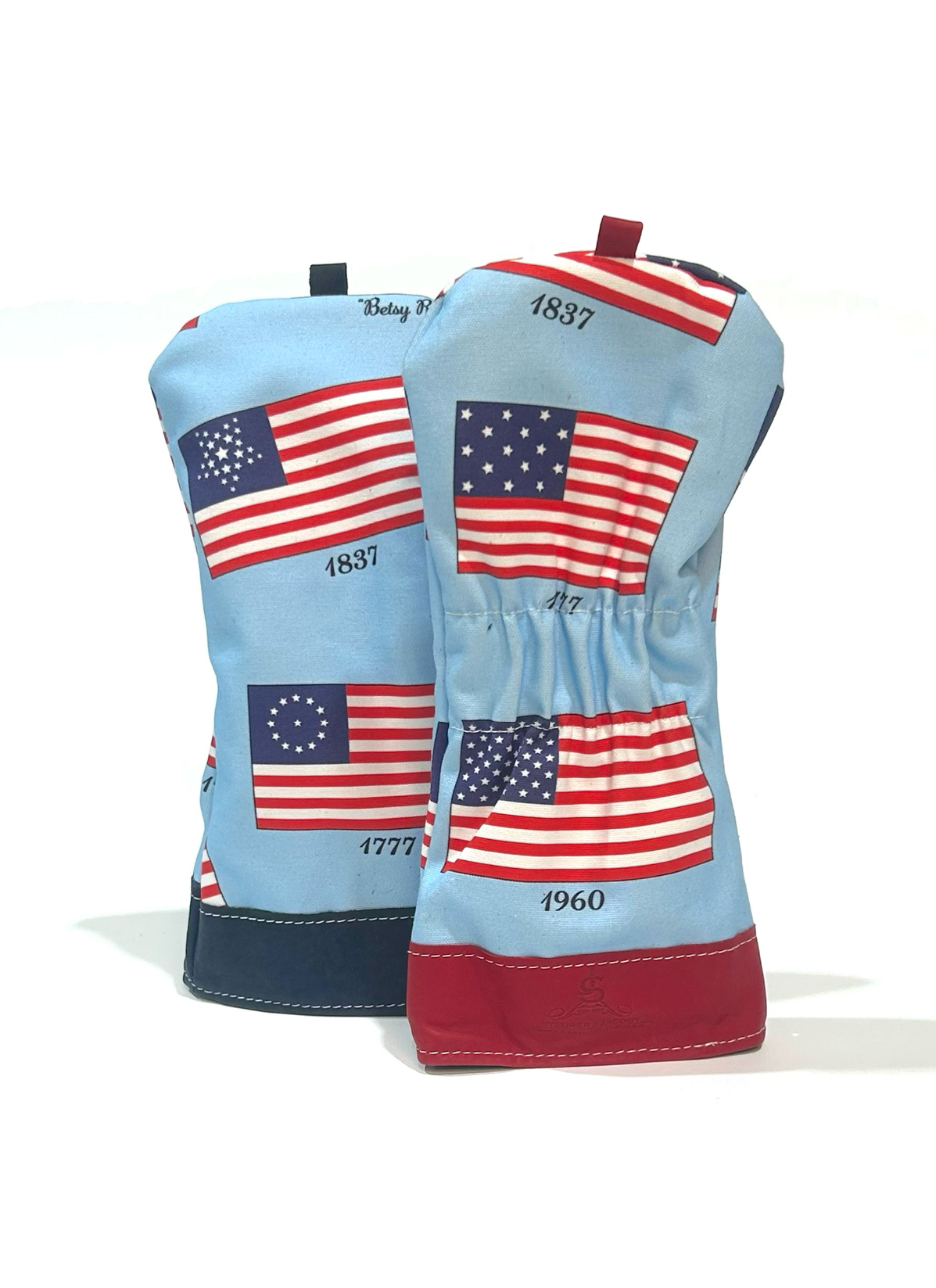 American Flag Print Modern Driver Head Cover