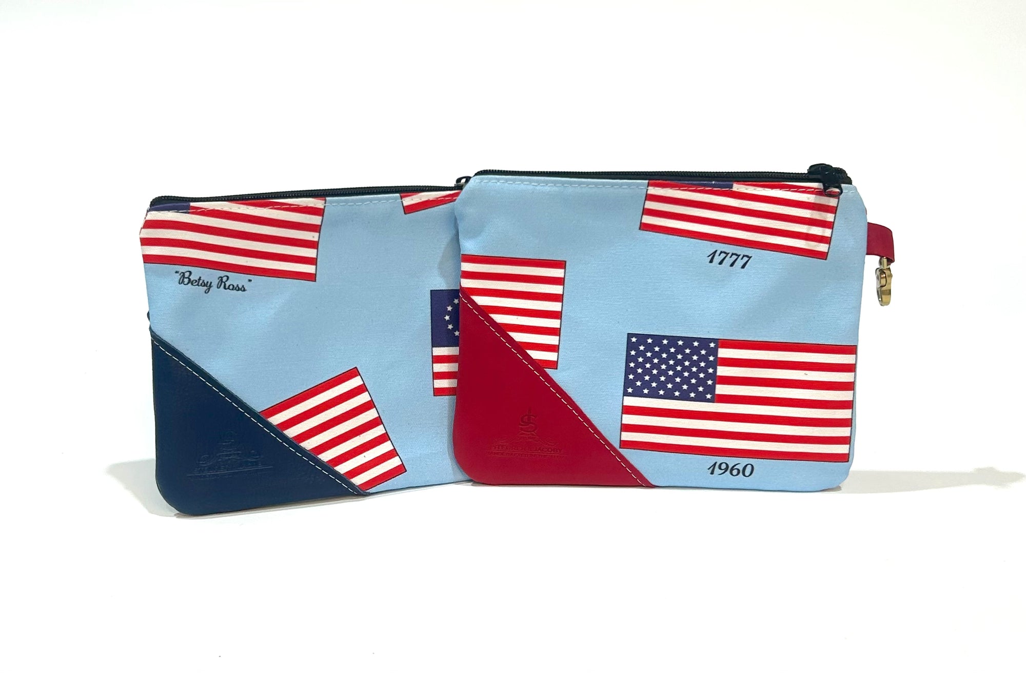 American Flag Print 9"X8" Valuables Pouch
