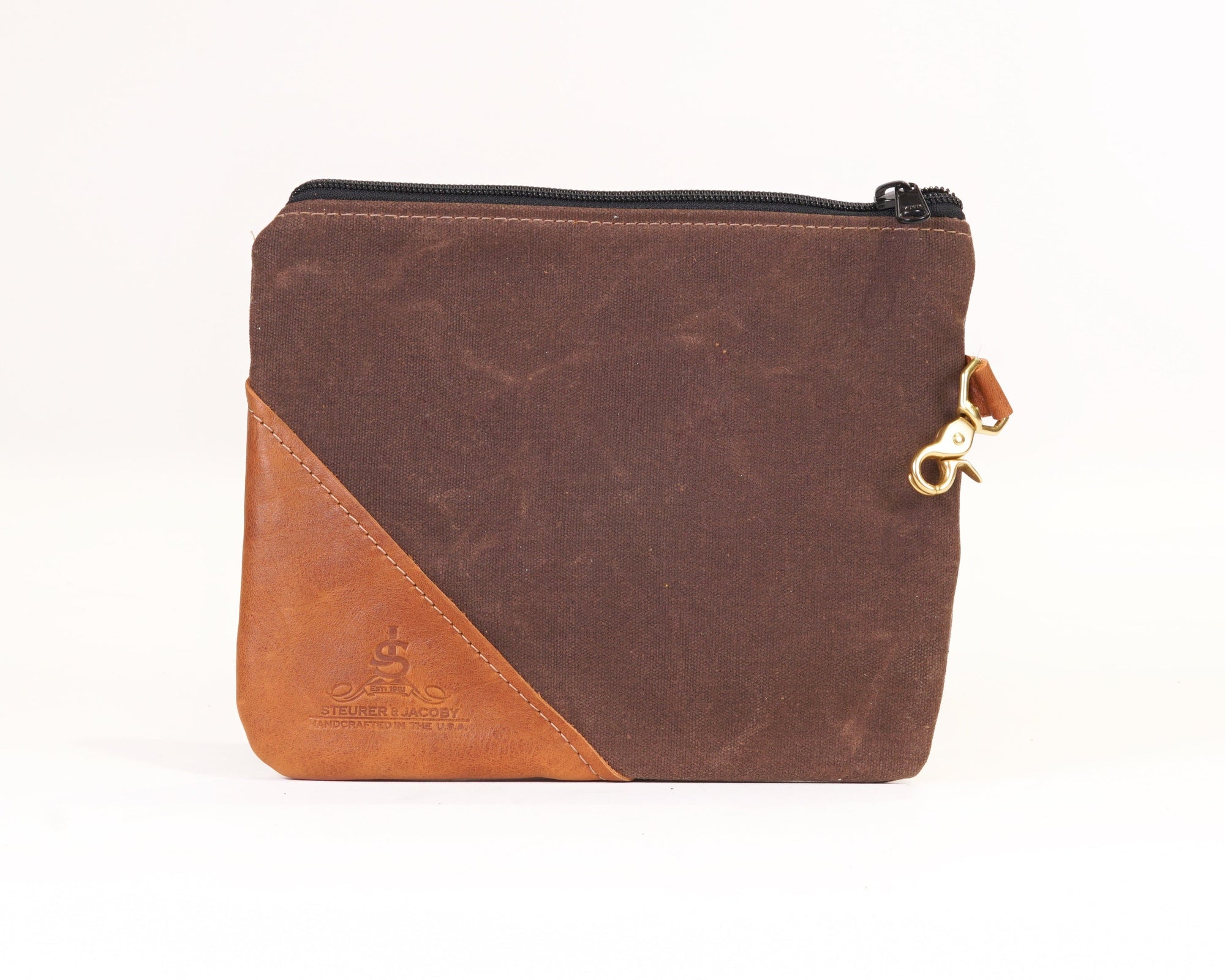 9" X 8" Valuables Pouch - Waxed Canvas