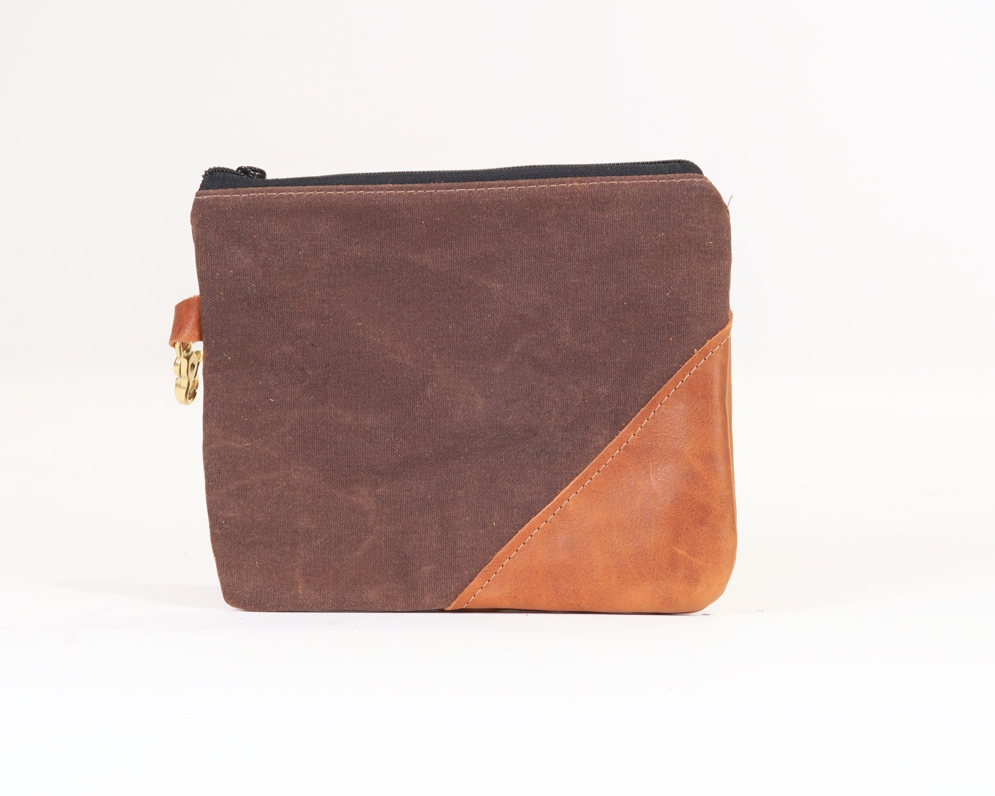9" X 8" Valuables Pouch - Waxed Canvas