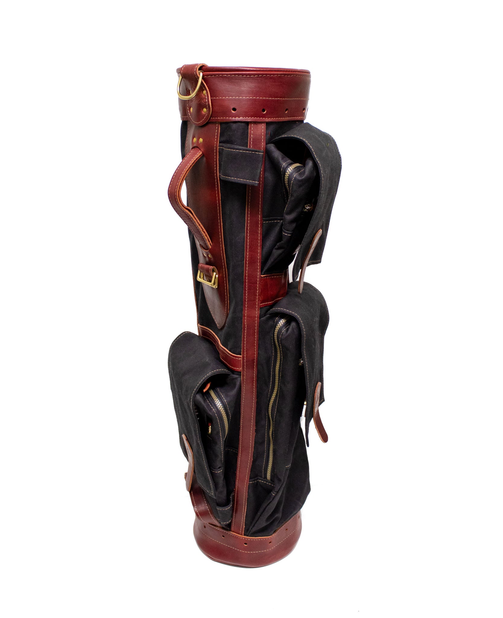 Black and Burgundy Leather Gran Tour- Steurer & Jacoby