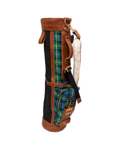 Black Mackenzie OC Tartan Golf Bag- Steurer & Jacoby