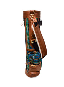 Black Mackenzie OC Tartan Golf Bag- Steurer & Jacoby